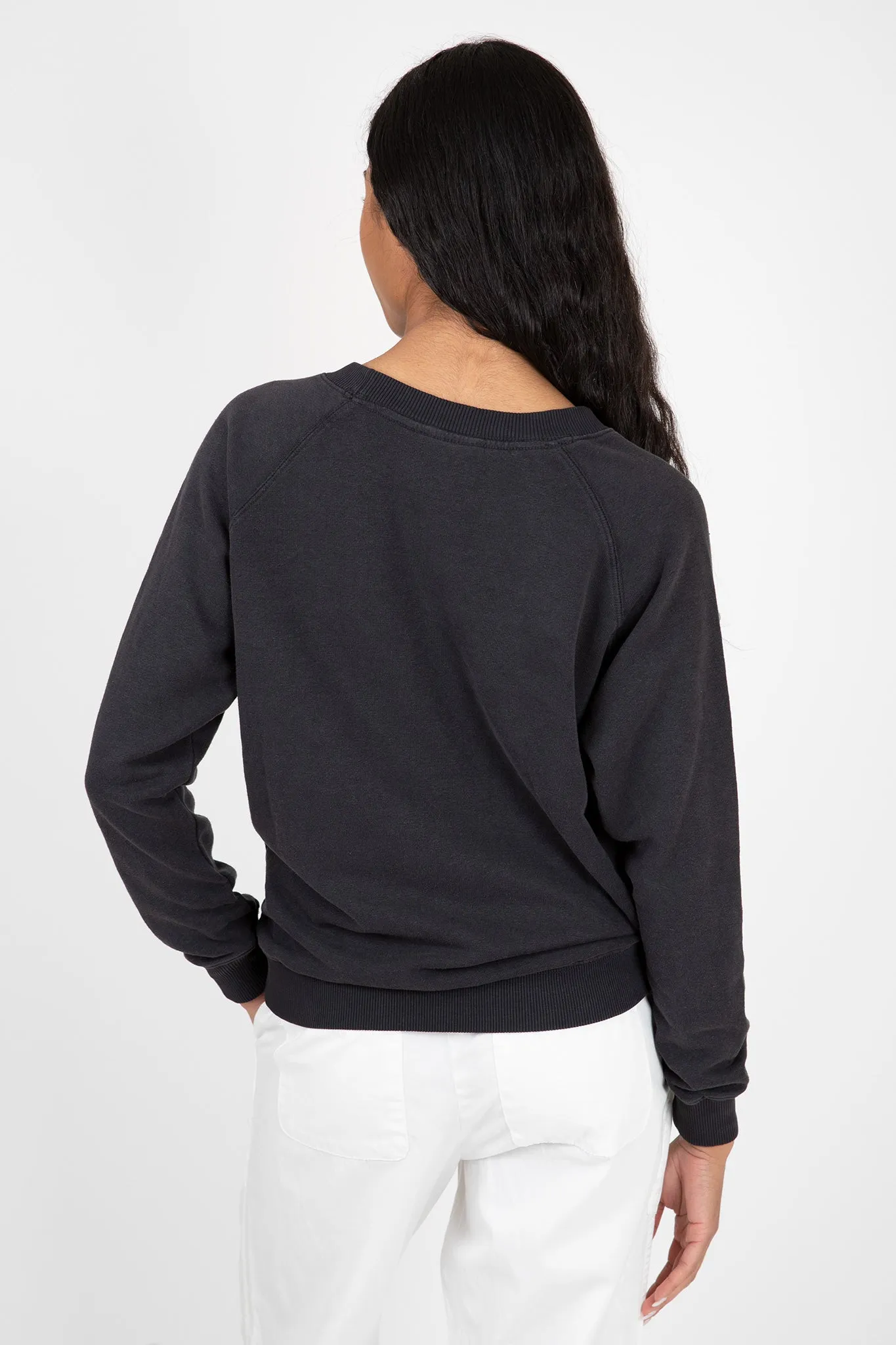 Bonfire Raglan Sweatshirt Recycled Yarn Smart Look