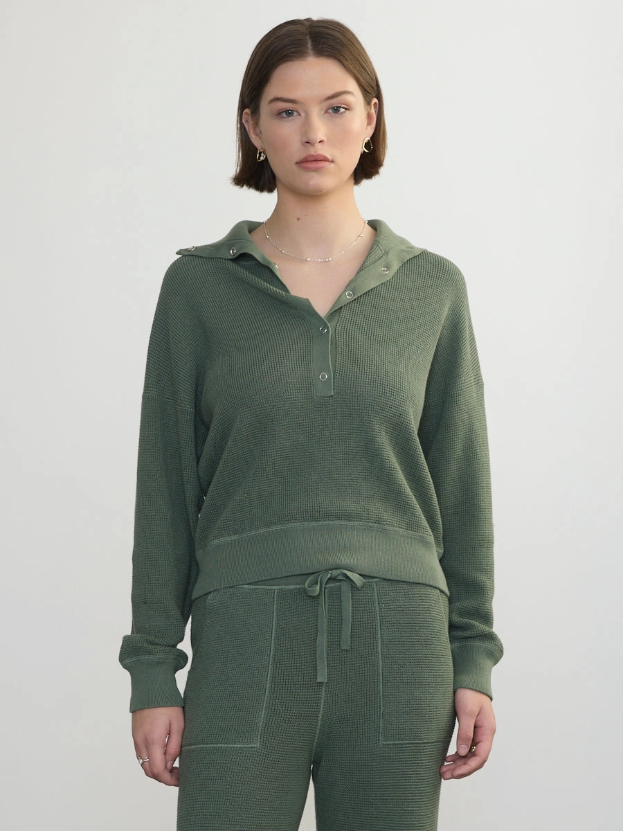 HENLEY WEDGY PULLOVER Modular Pocket Layout