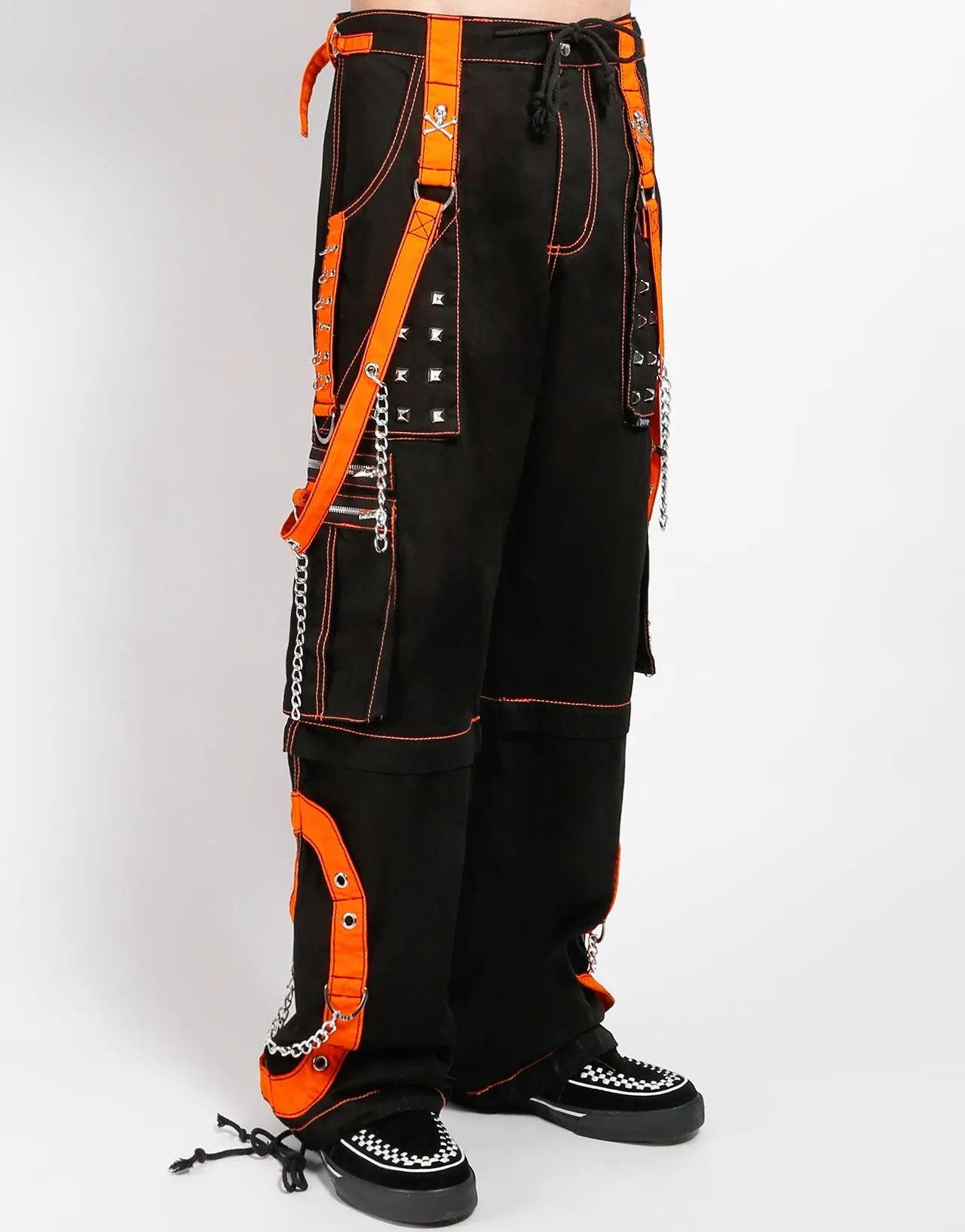 STEP CHAIN PANT ORANGE TearResistantMaterial