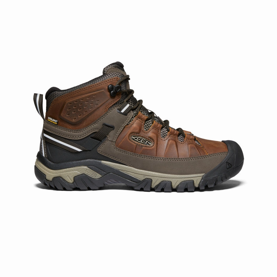 Men's Targhee III Waterproof Mid  |  Chestnut/Mulch Shank Slip Resistant All Day Wear