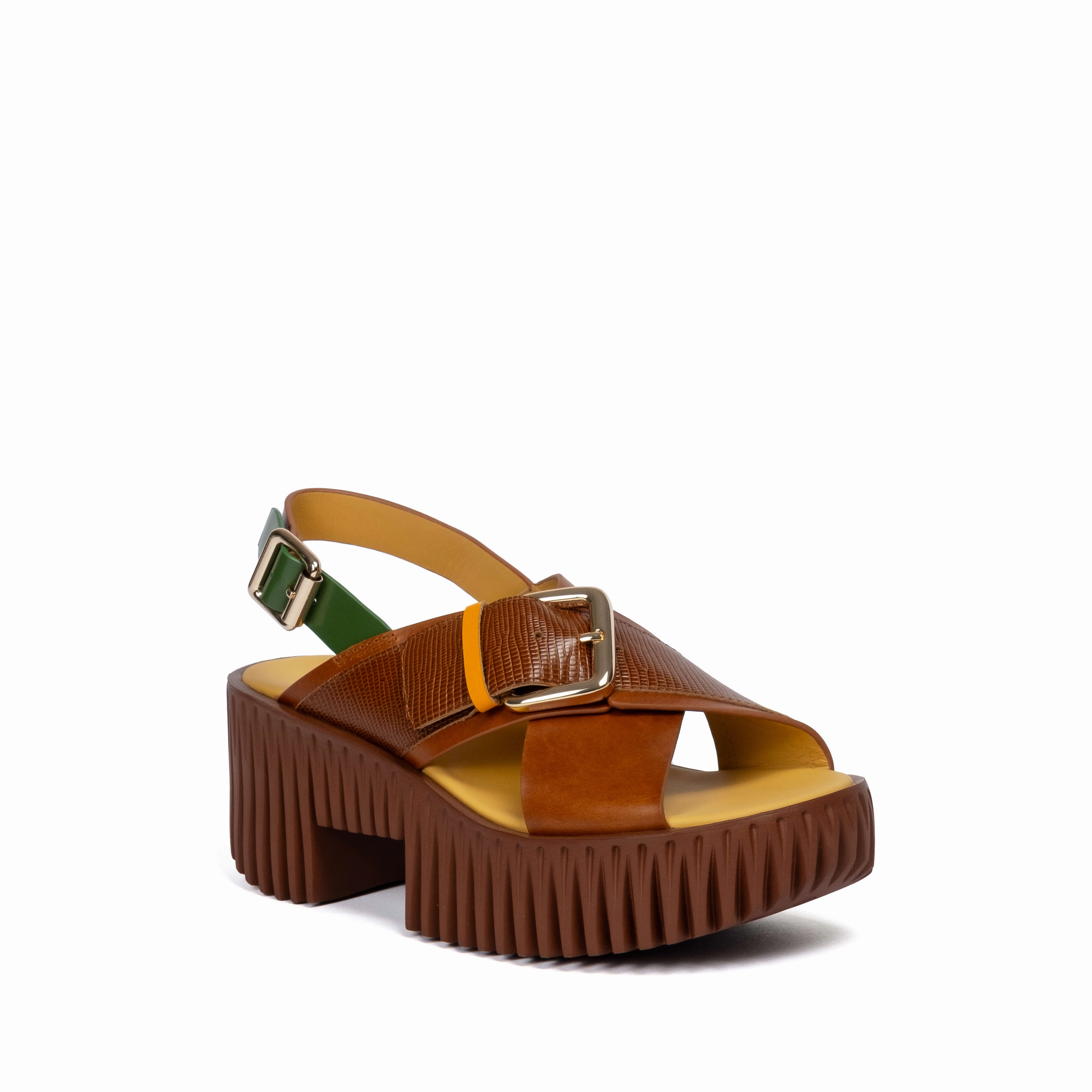 PLIA JUNO BROWN Vegan Leather Option