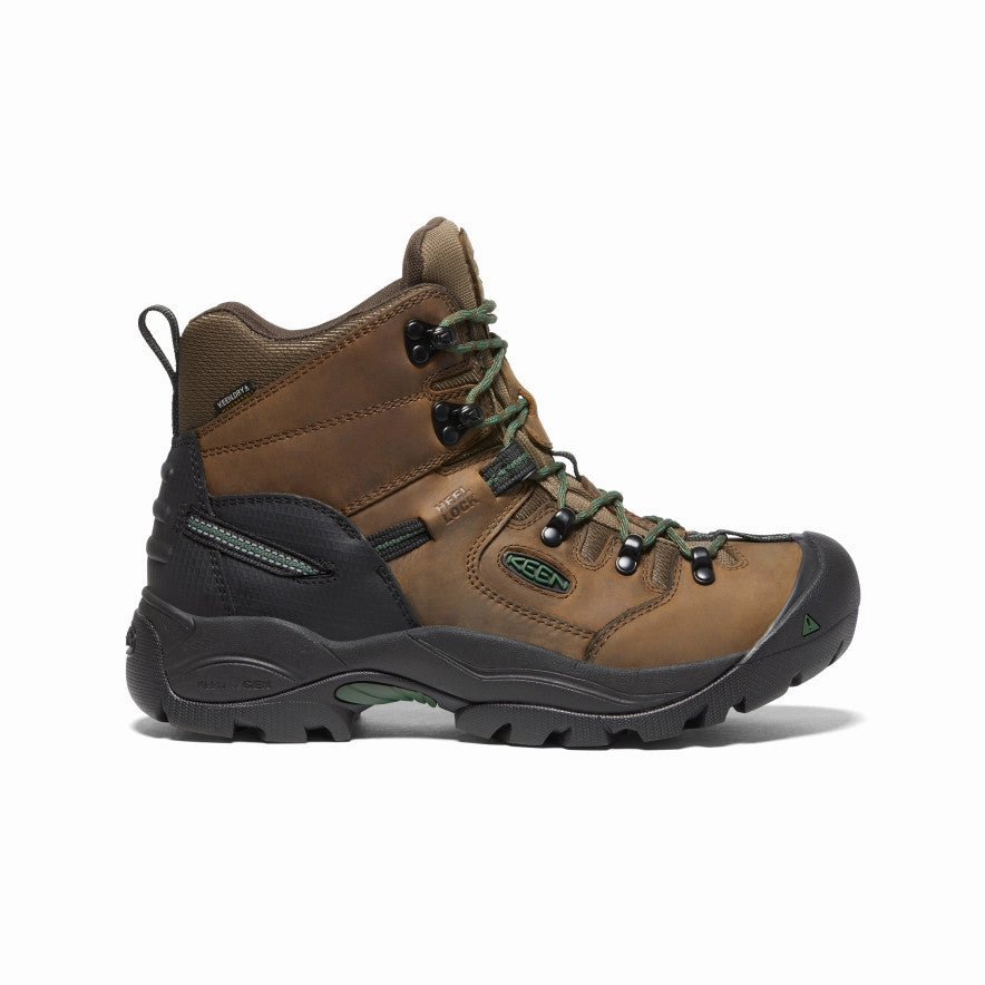 Sporty Vibe Men's Pittsburgh Energy 6" Waterproof Boot (Soft Toe)  |  Cascade Brown/Greener Pastures