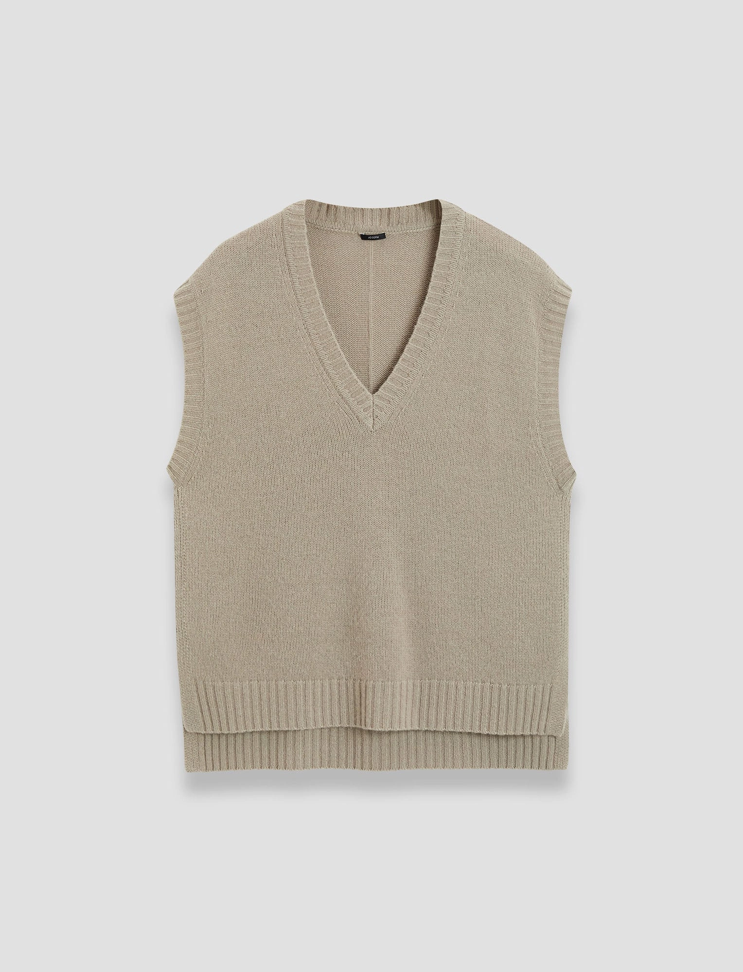 Open Cashmere Vest Moisture Wicking Texture