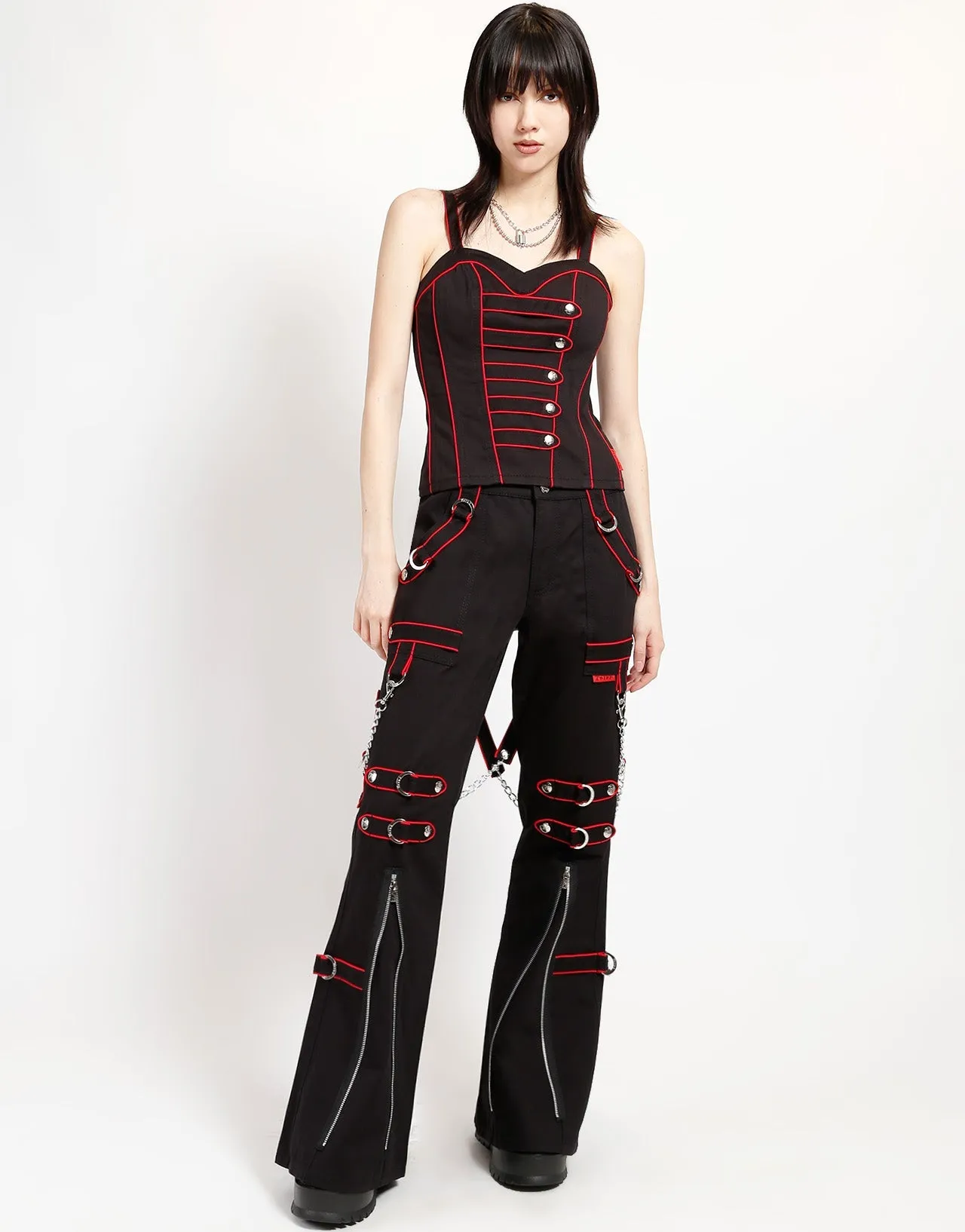 Comfy Ease BAND DARK STREET PANT RED