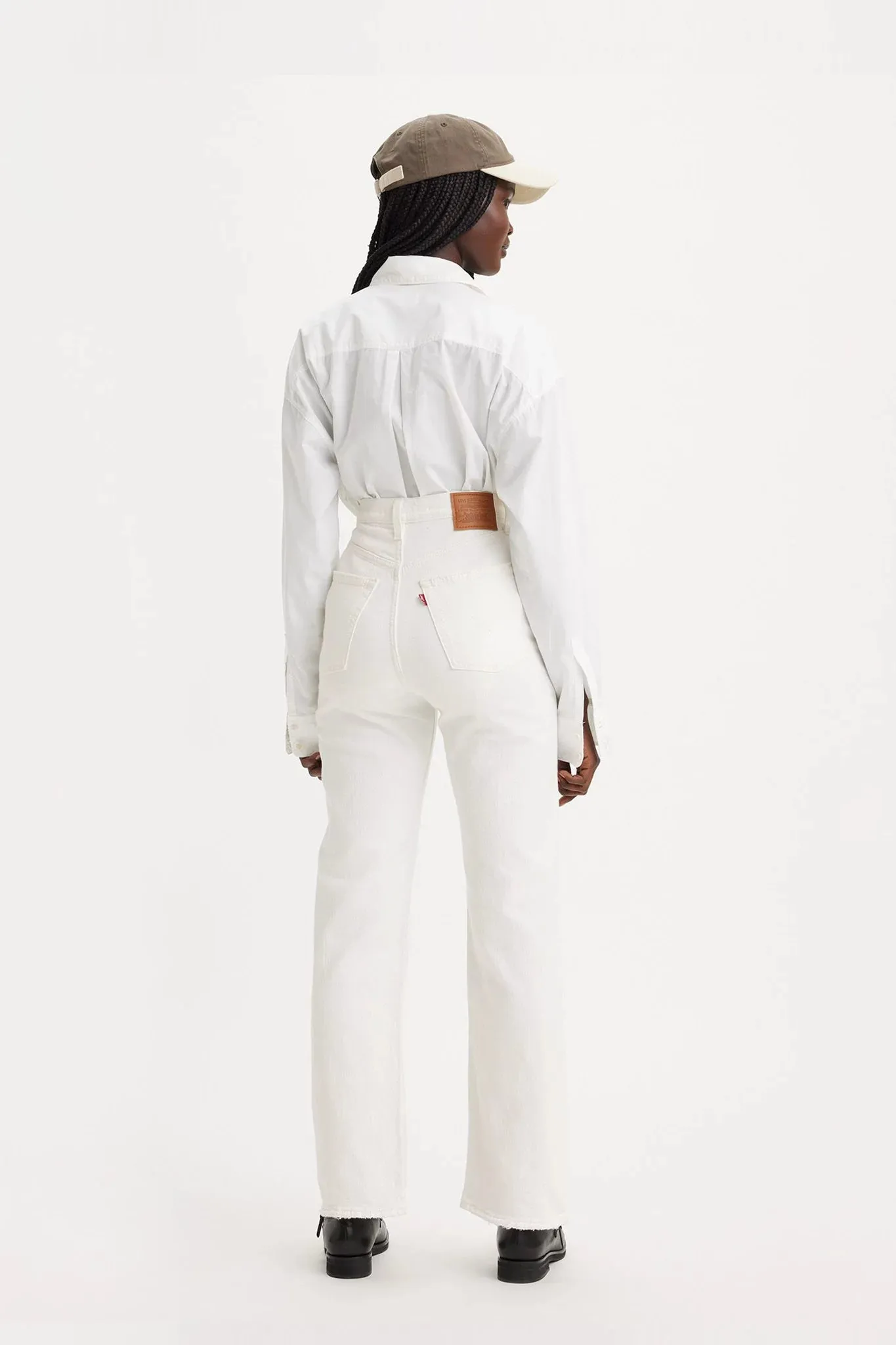 Ribcage Straight Ankle Jeans Flattering Fit Wear Comfy Texture