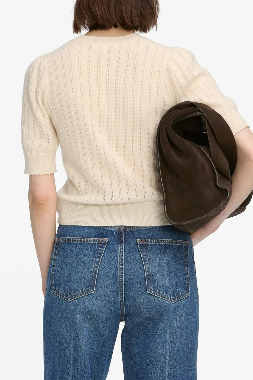 All-Season Comfort The Ladder Pointelle Sweater