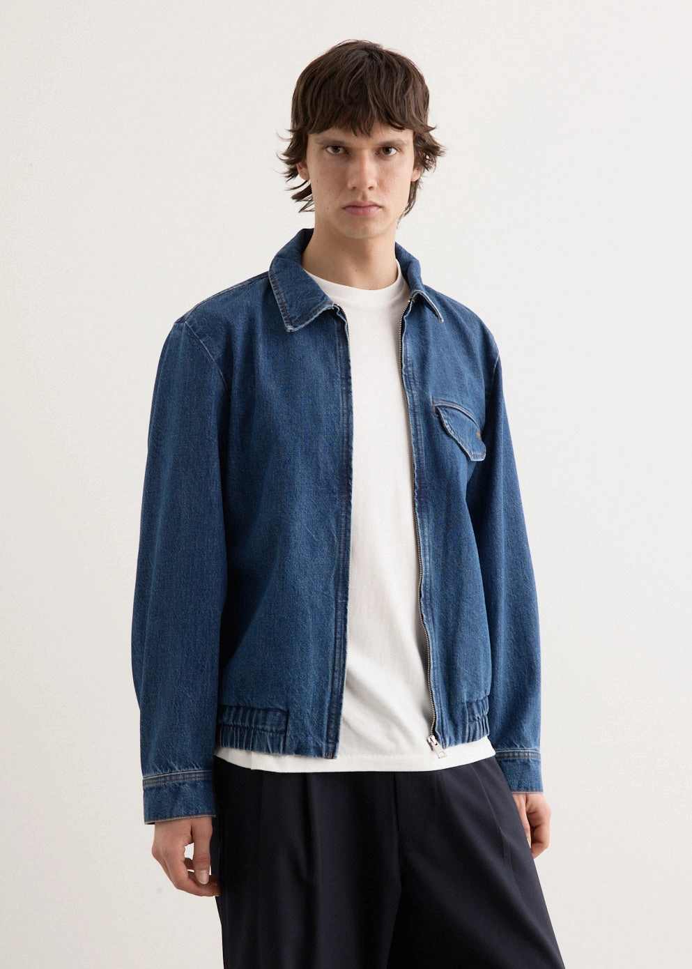 Minimalist Pocket Layout Fabrizio Zipped Jacket