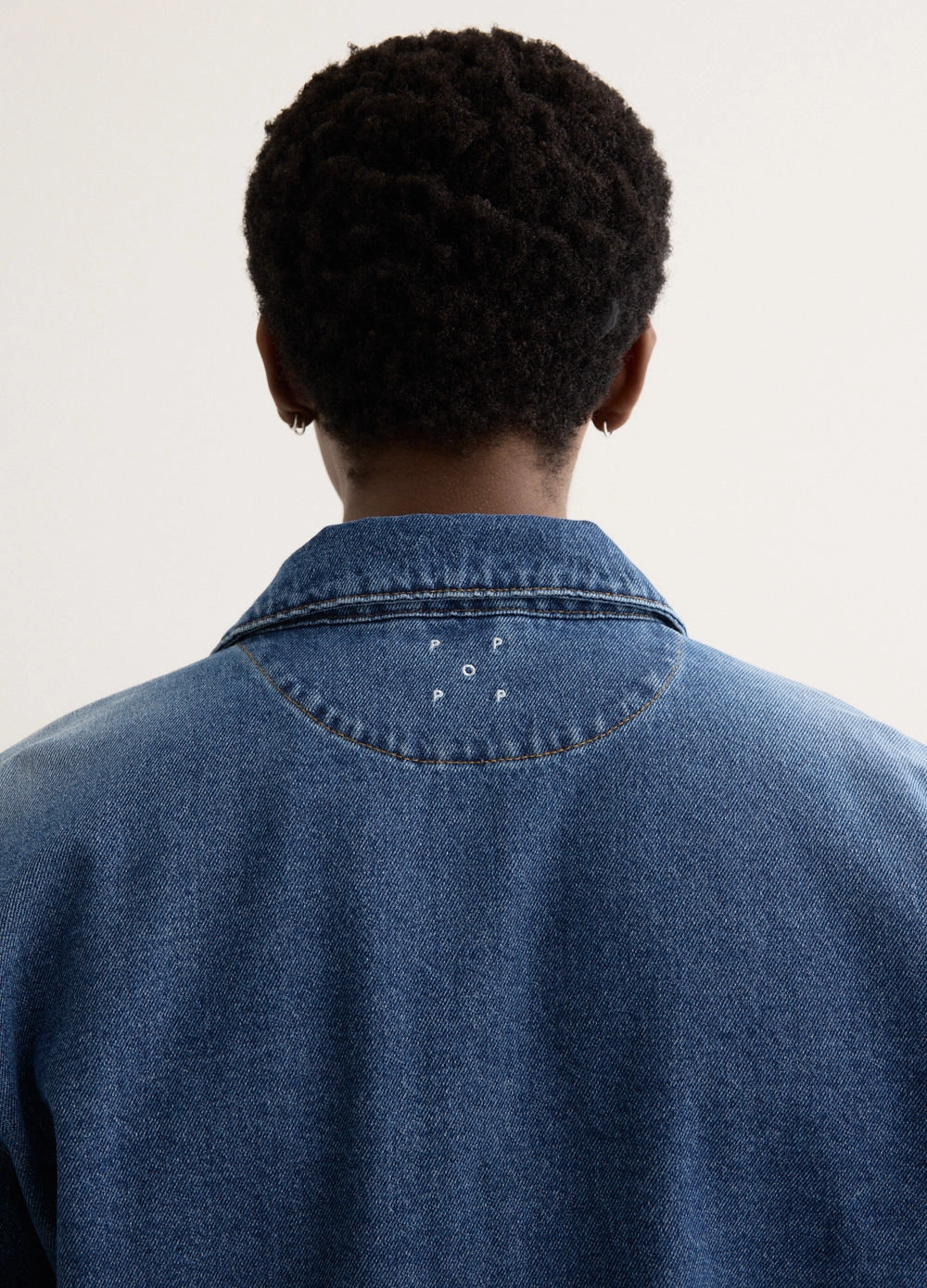 Full Button Denim Jacket Smooth Comfort