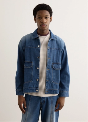 Basic Fashion Full Button Denim Jacket