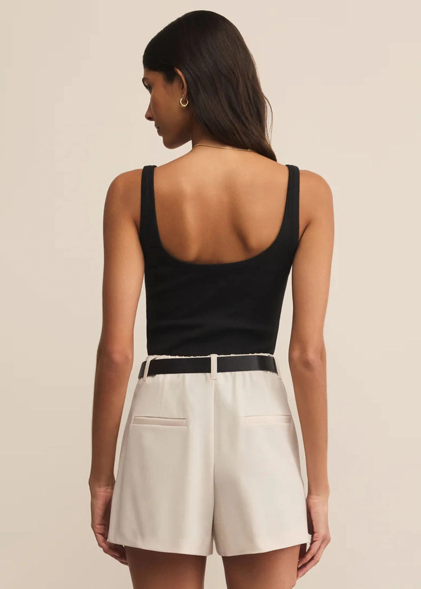 Flatlock Stitching Technique UV Protection Iconic Bodysuit - Black