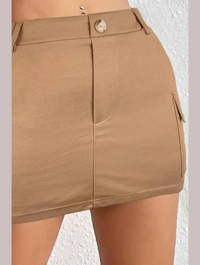 Hot Weather BOOTY SKIRT WITH BIG POCKETS_CWBSS0179
