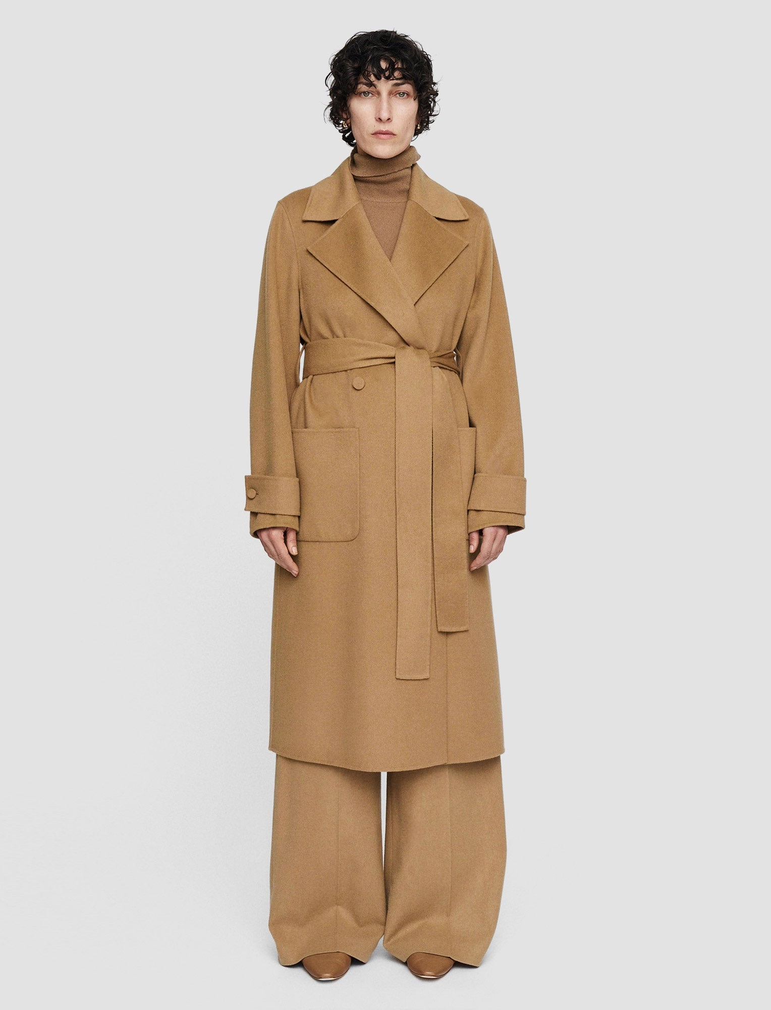 Arline Double Face Cashmere Coat Oversized Fit Modular Layering System