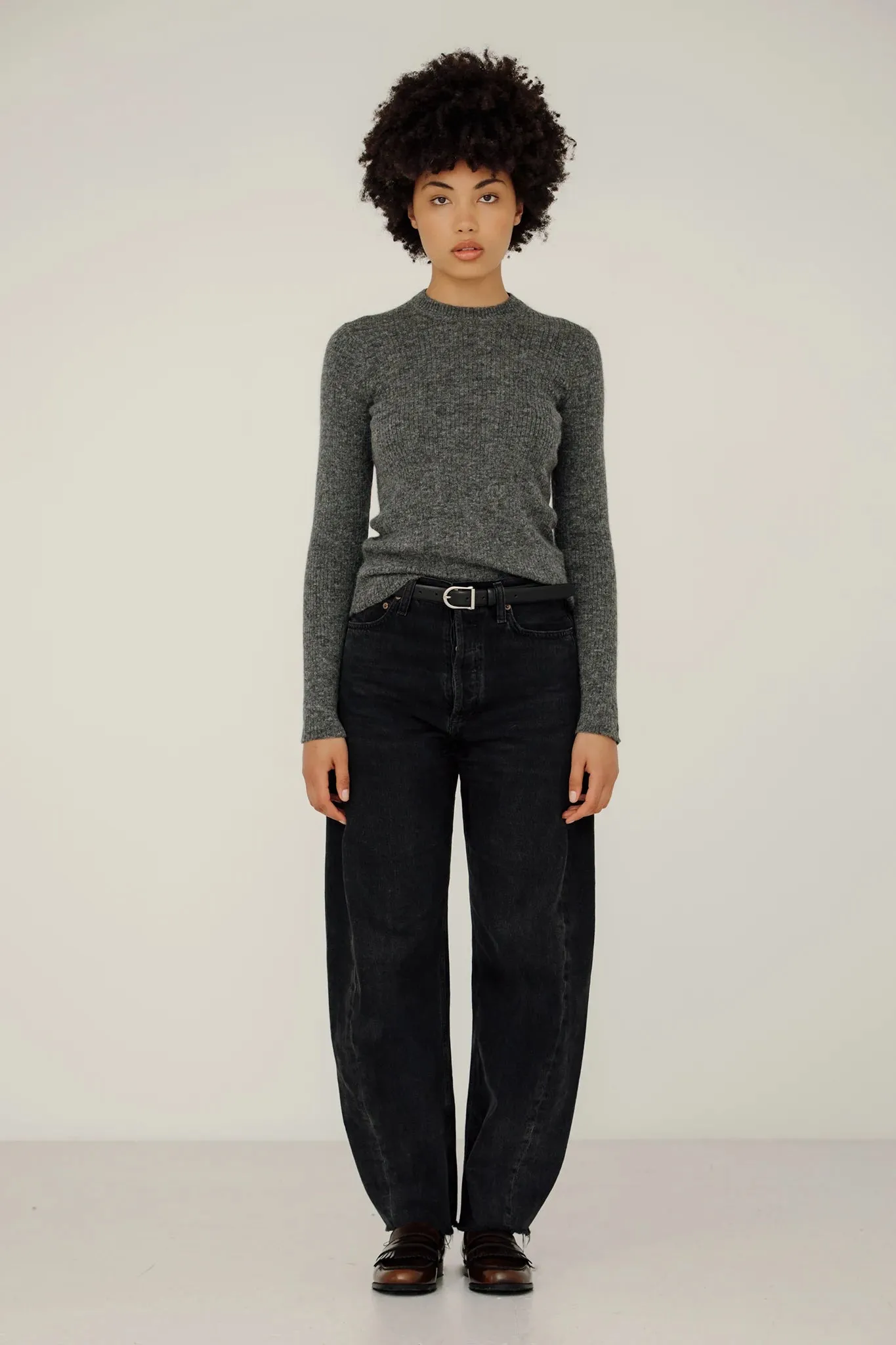 Fashion Knitwear Warm Fashion Core Rib Top