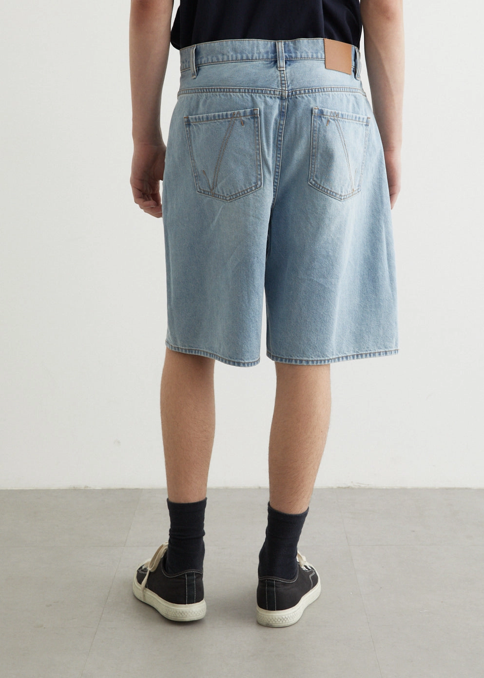 Organic Cotton Dragline Denim Shorts