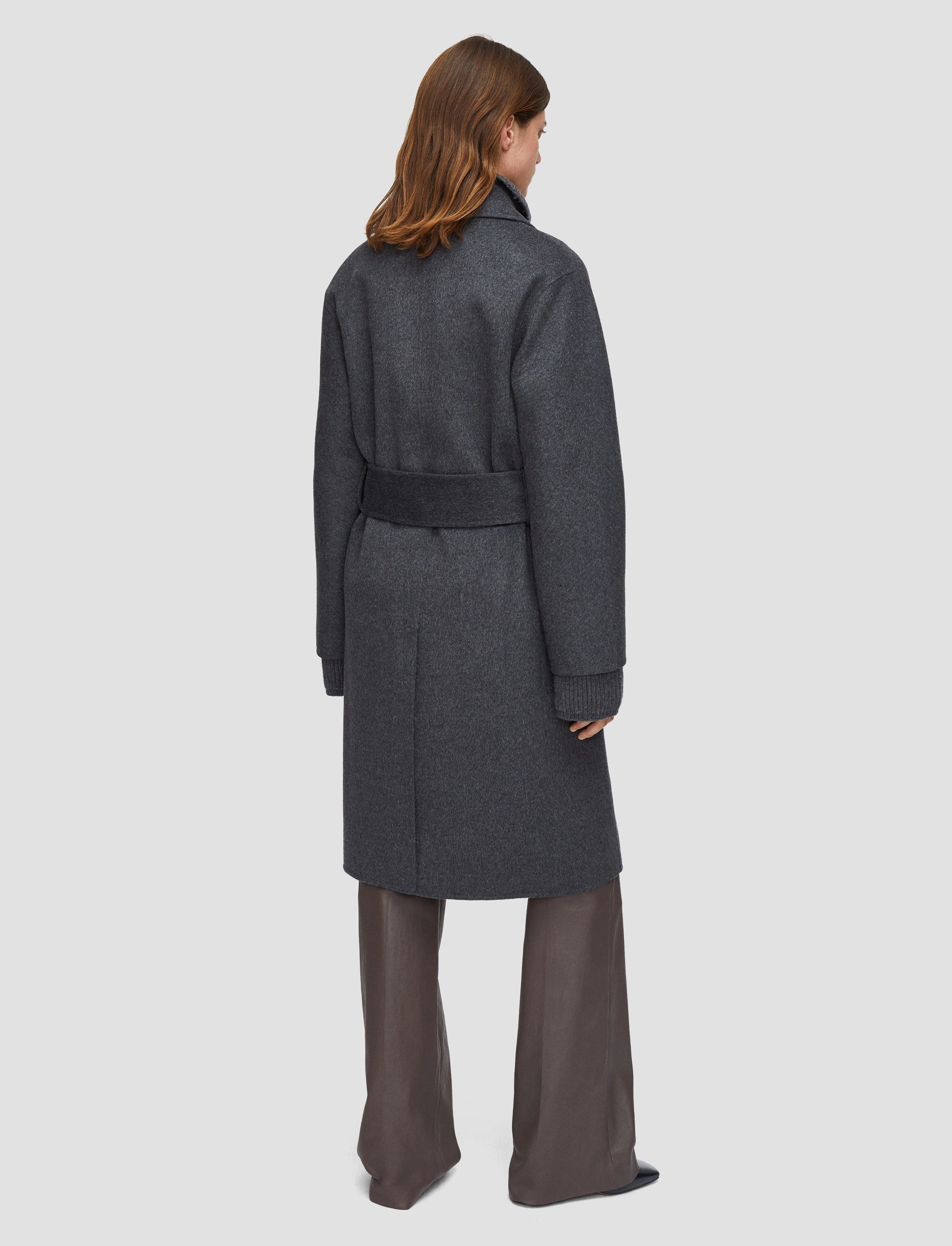 Costa Double Face Cashmere Coat AdjustableHood