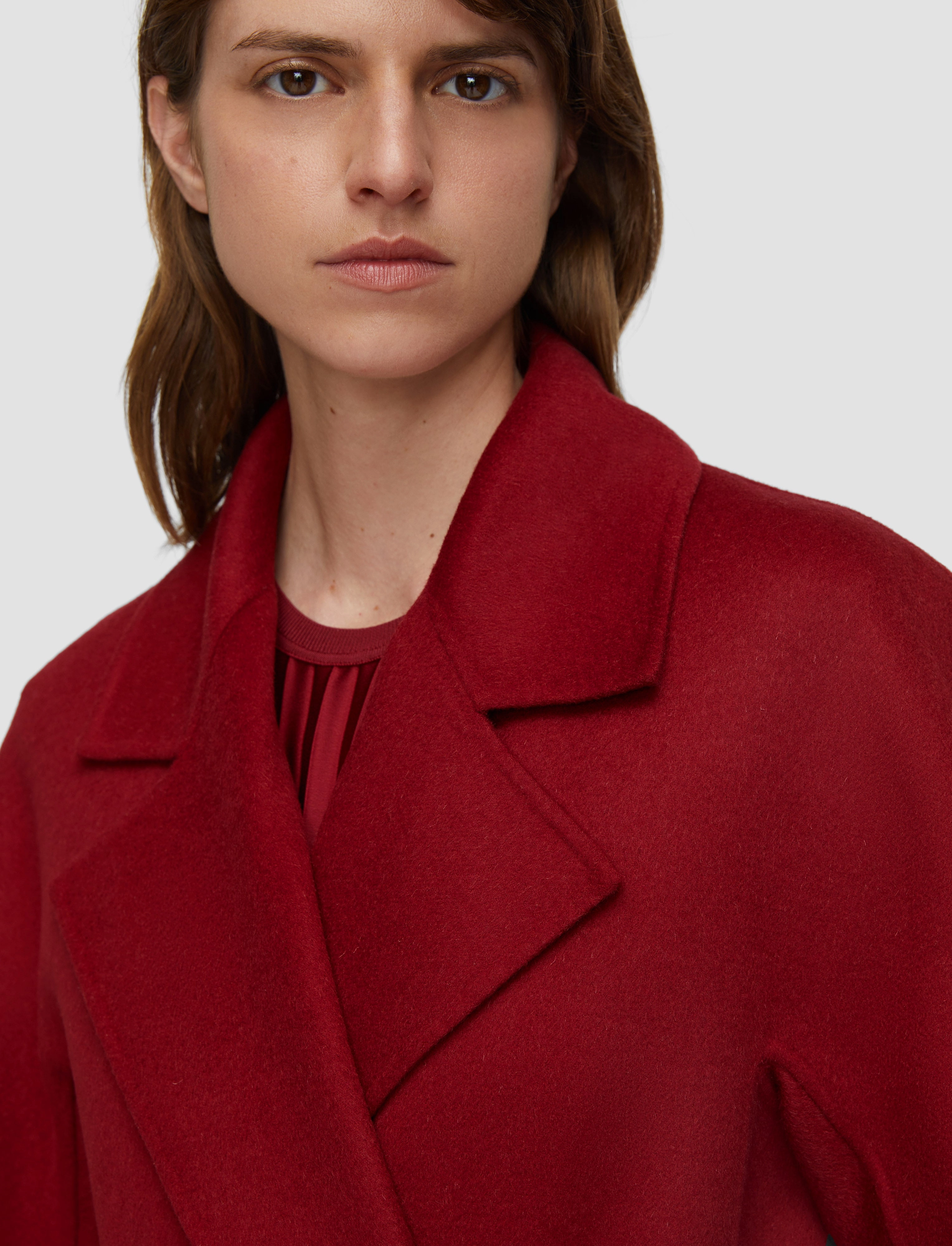 Costa Double Face Cashmere Coat Crisp Detail