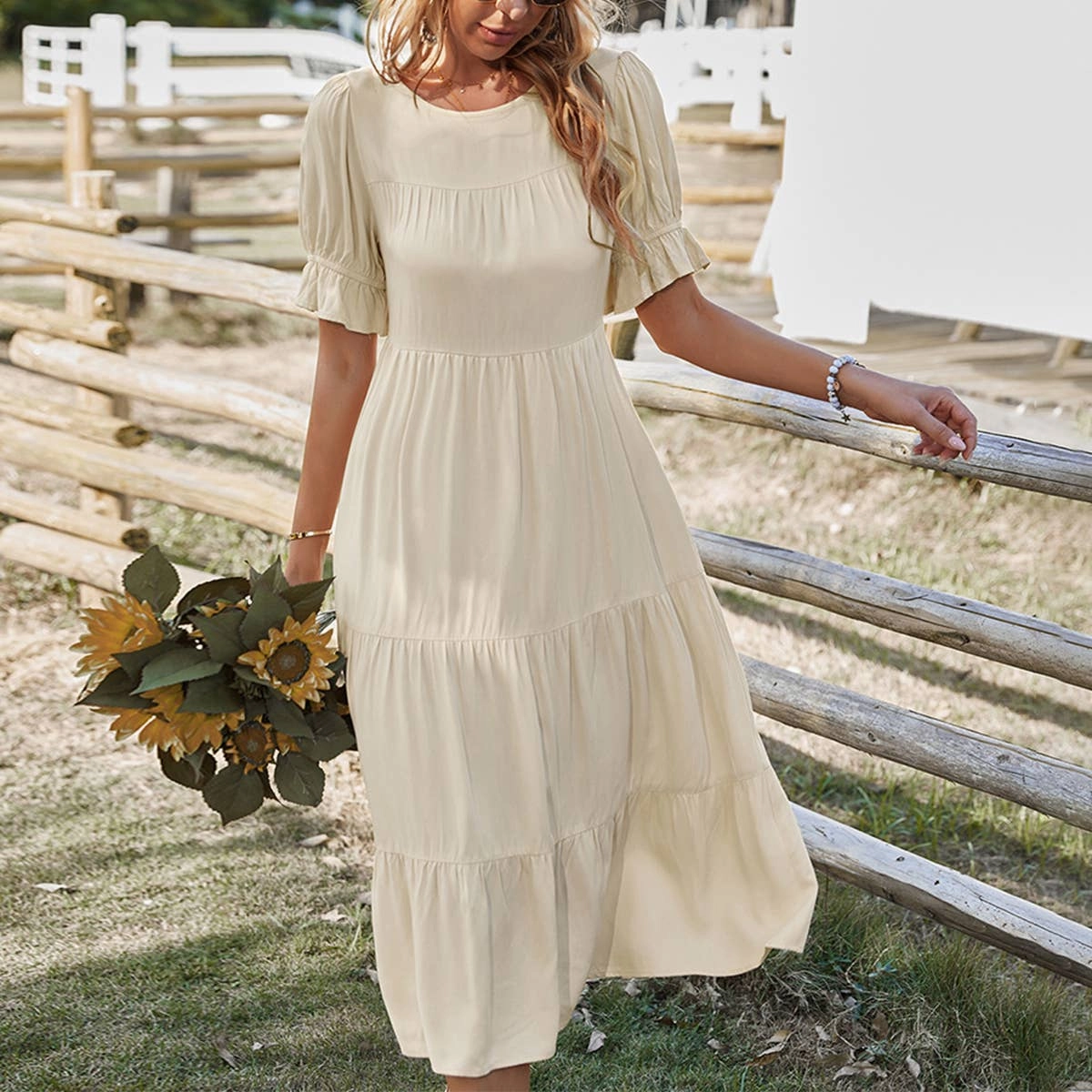 All Time COTTON SWING DRESS_CWDSD3407