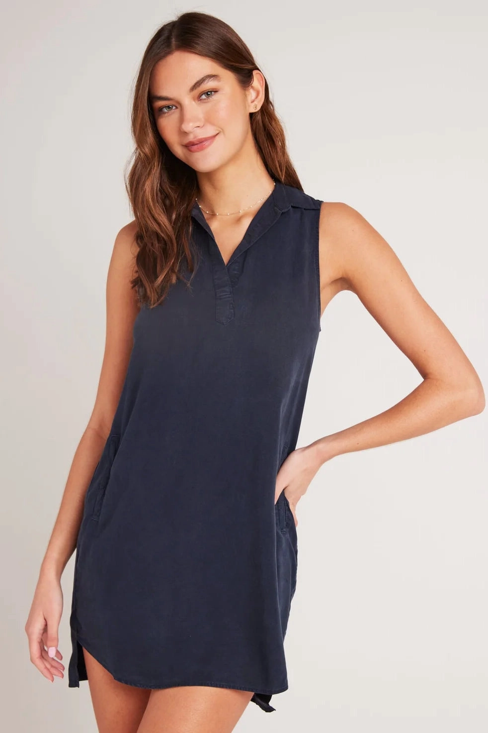 Off-Shoulder single wear Ranae Sleeveless A-Line Dress