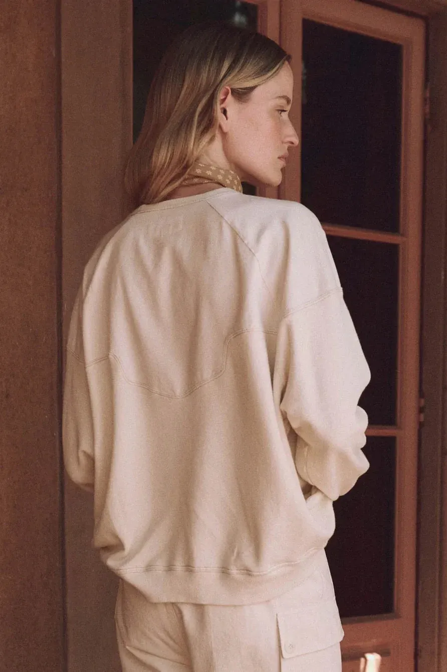 Knit Fit The Western Slouched Sweatshirt