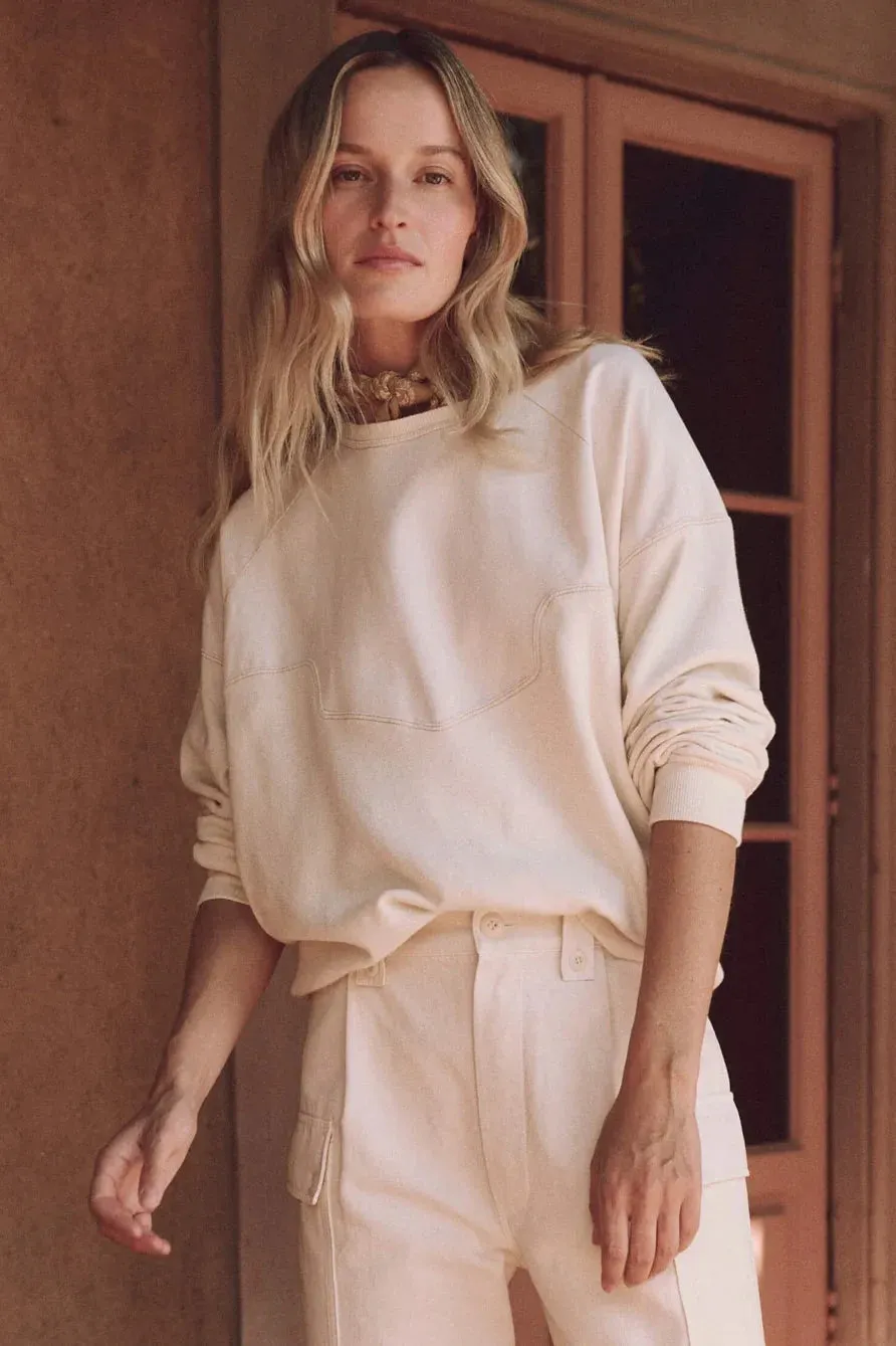 The Western Slouched Sweatshirt Soft Wear