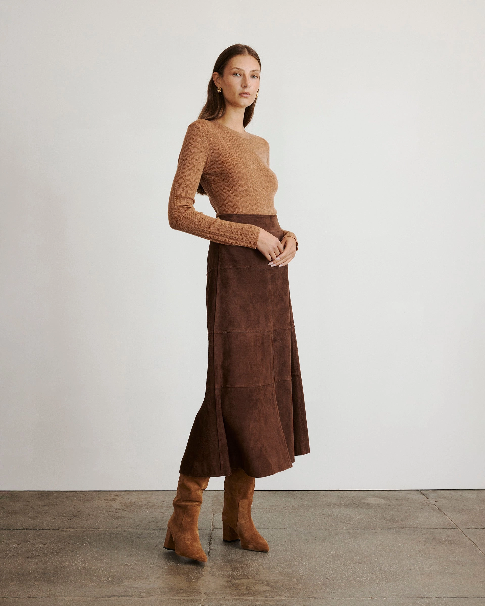 Moisture Wicking Yarn Indoor Comfort Crew Neck Kayden Knit