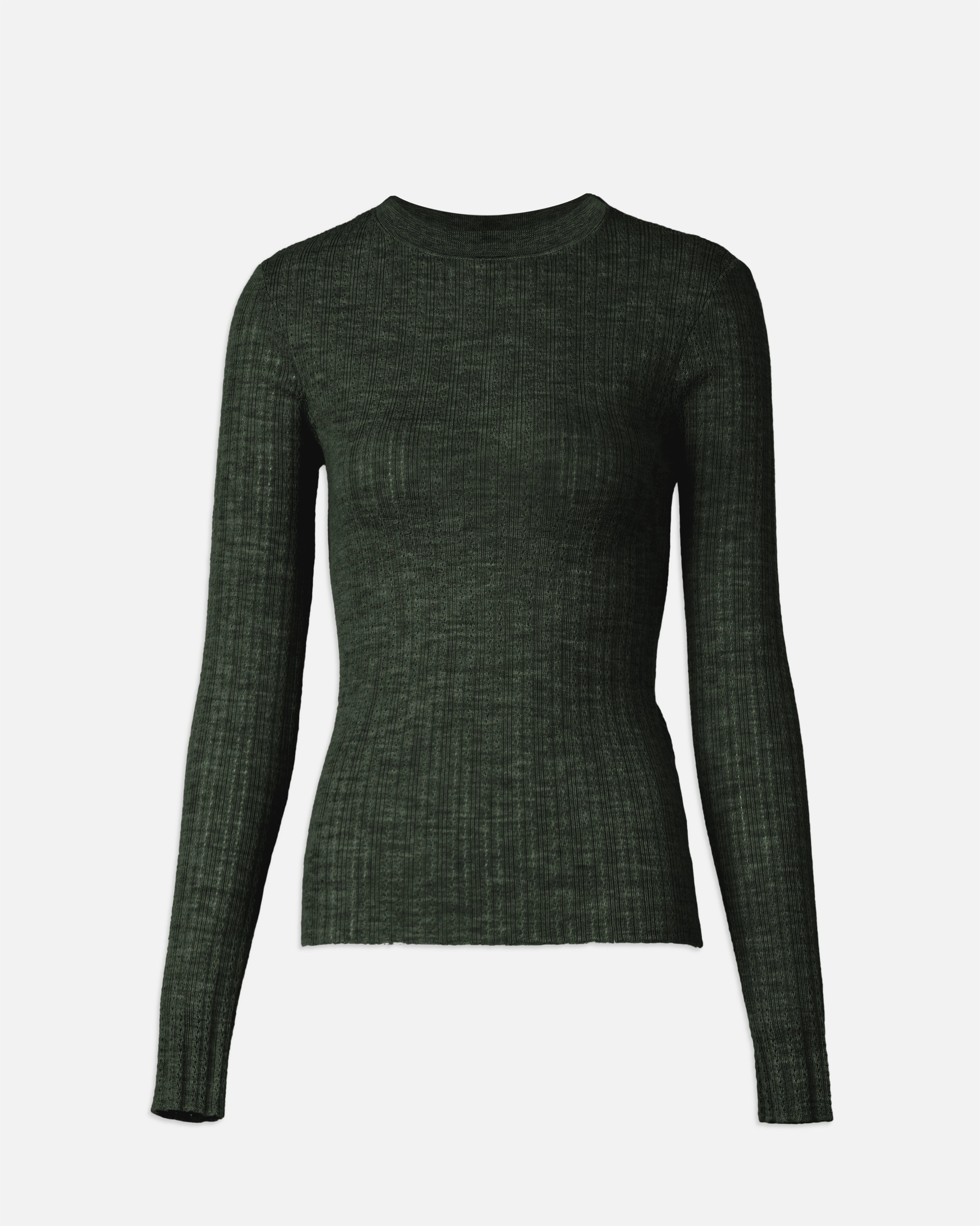 Crew Neck Kayden Knit Thermal Lined Cuffs
