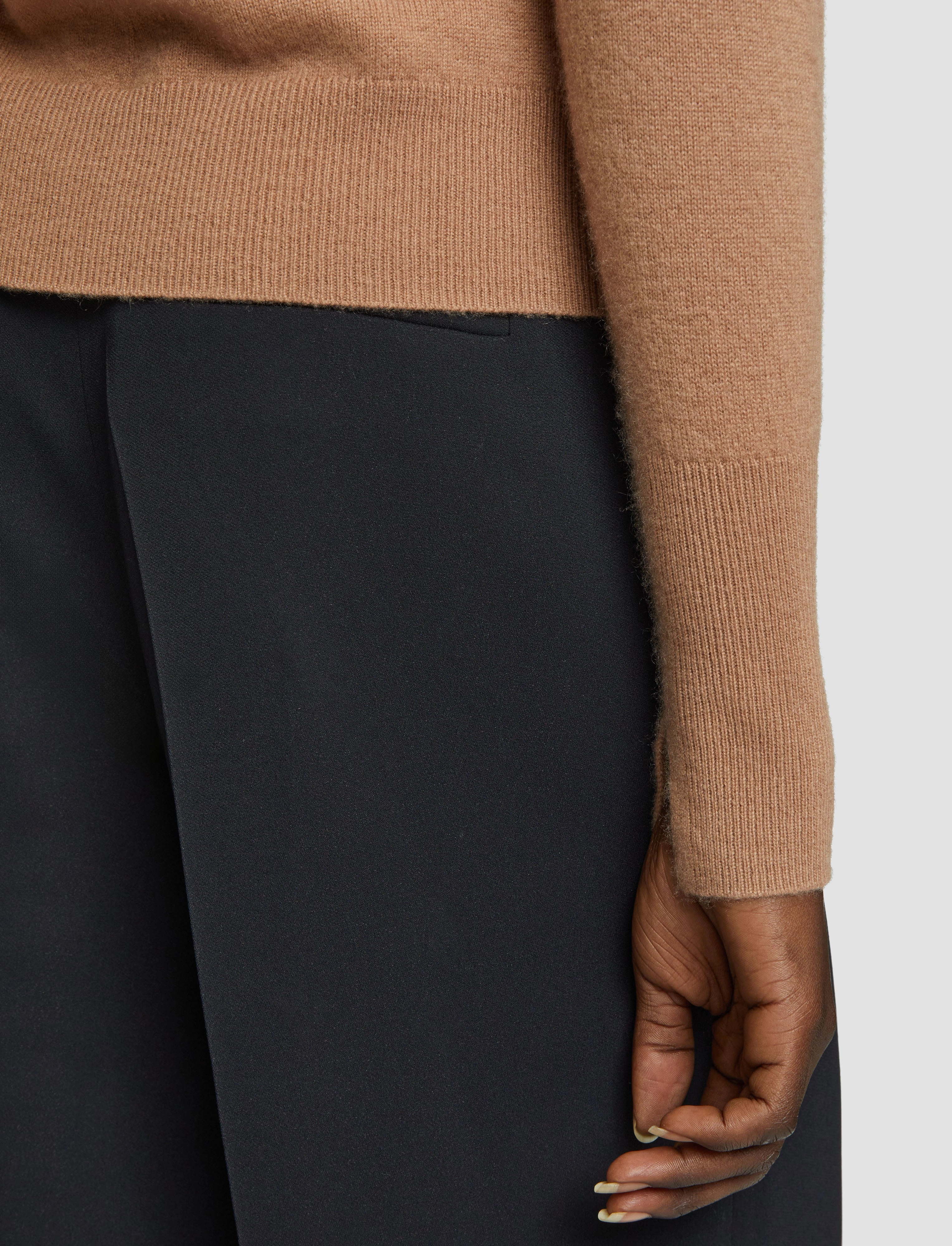 Light Pure Cashmere Round Neck Jumper Daily Outfit Layer Option