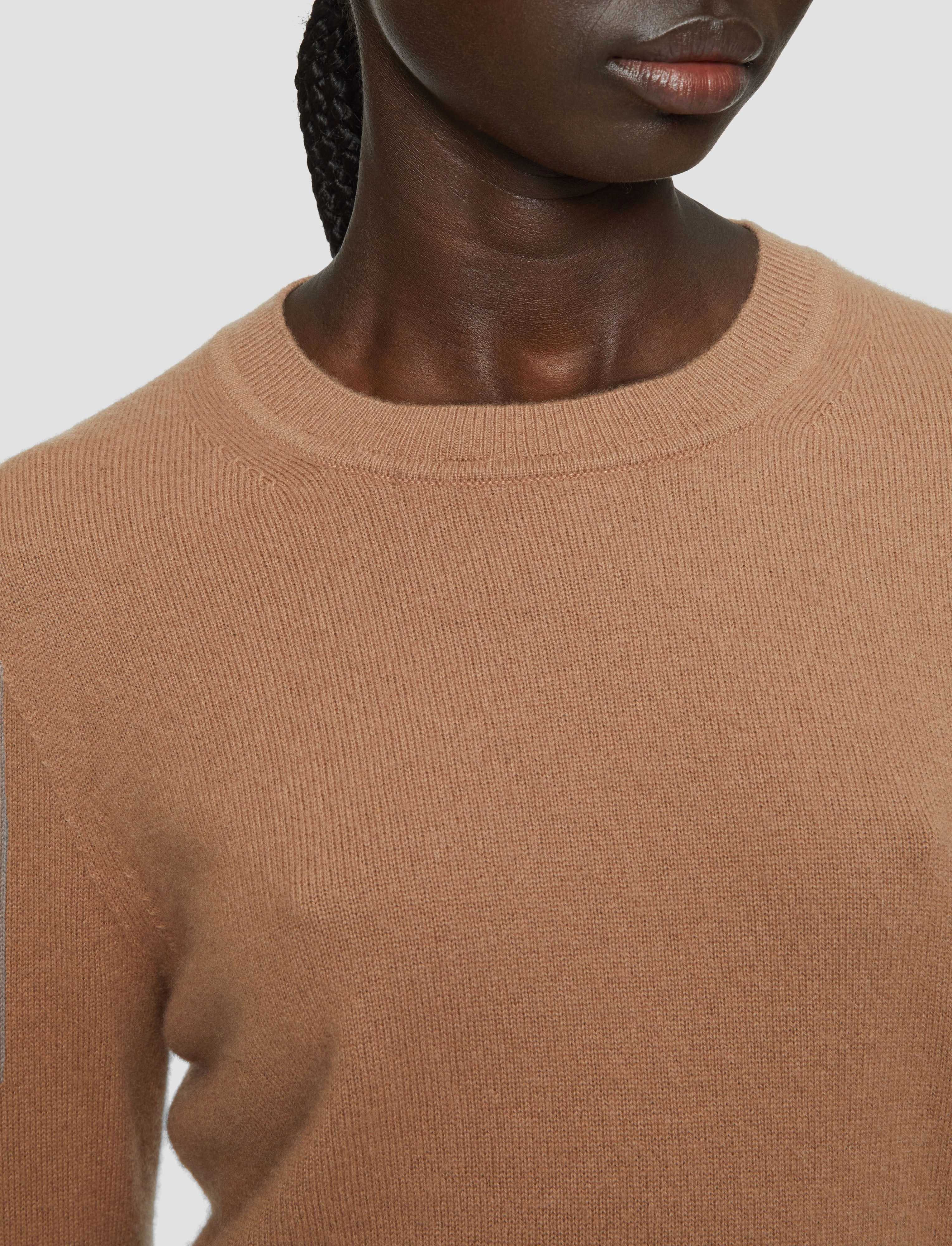 Wrinkle resistant fabric Light Pure Cashmere Round Neck Jumper