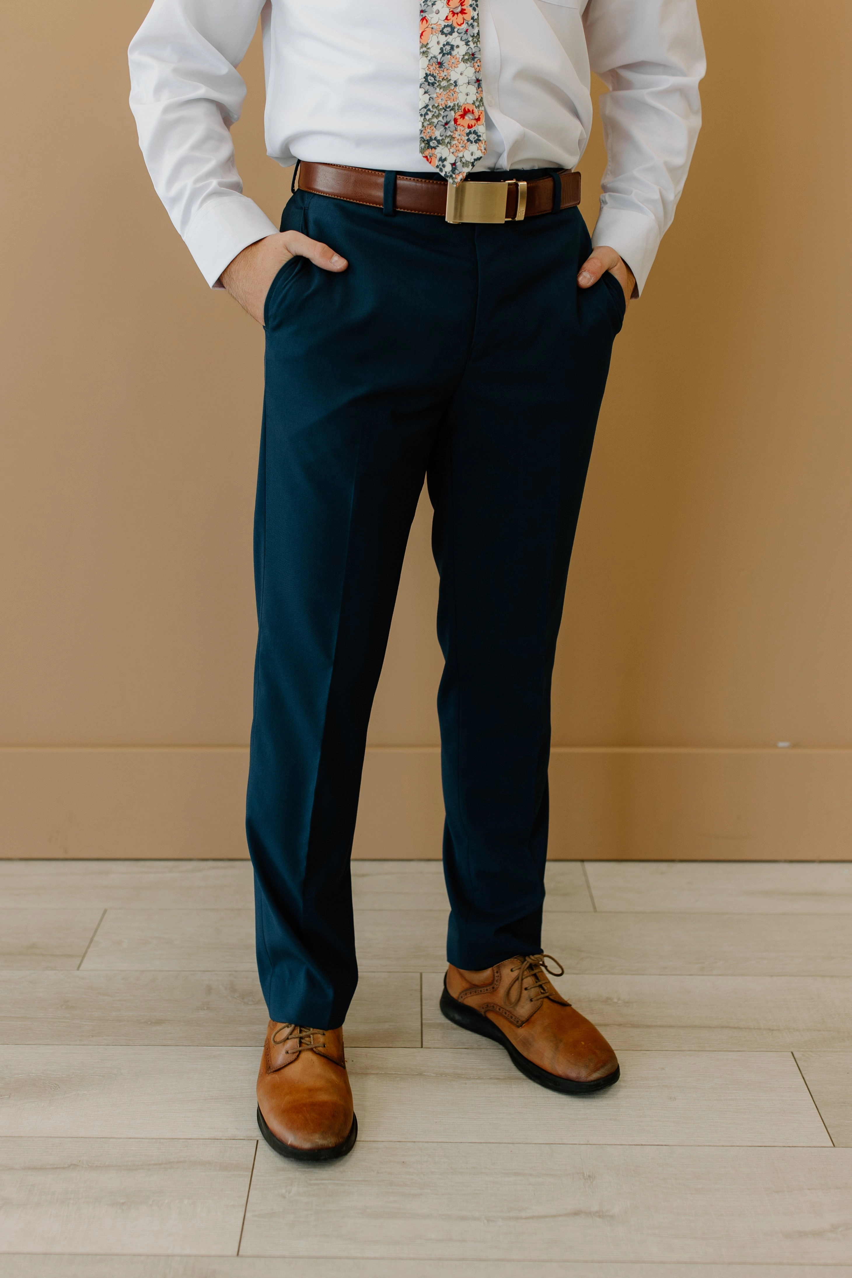 Legacy Suit Navy Contemporary Layer Effortless Comfort