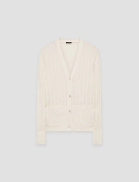 Crisp Rayon Knitted Cardigan Weekend Look