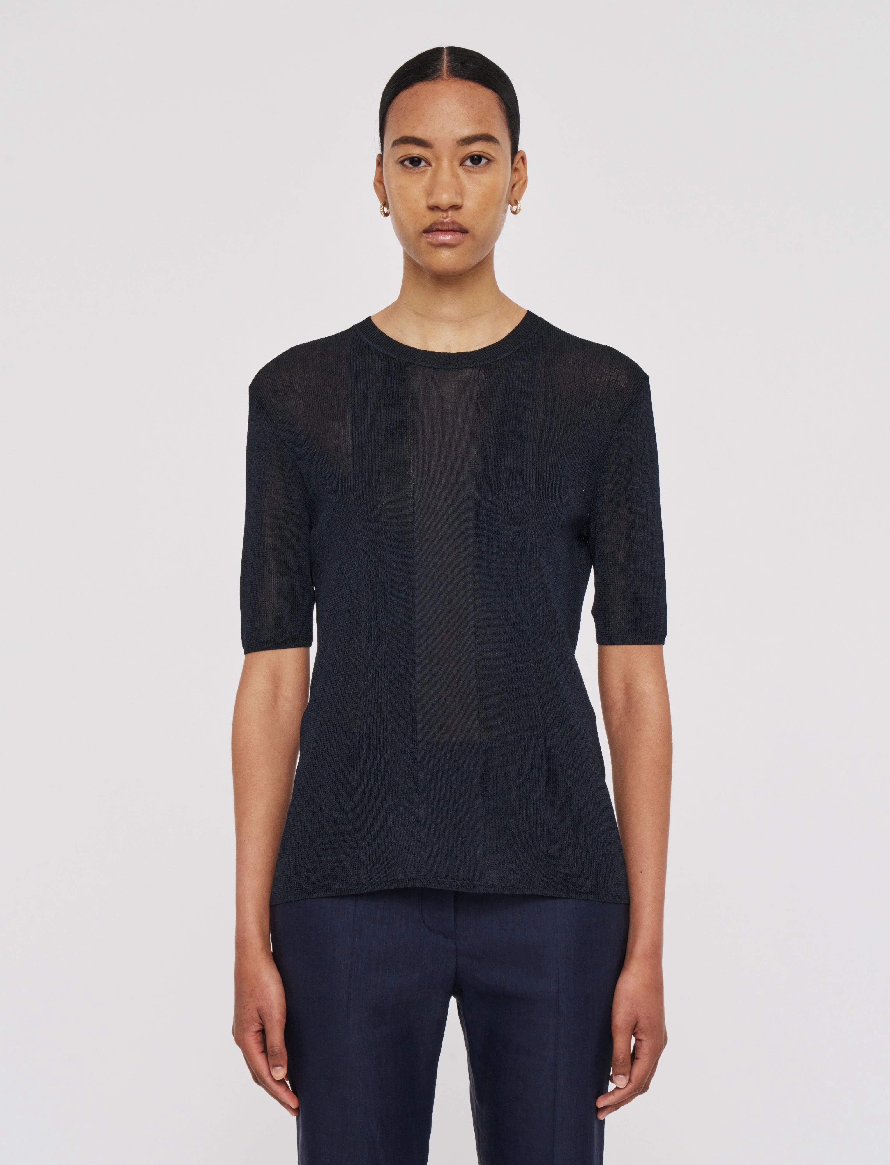 Cozy Weekend Natural Drape Crisp Rayon Top