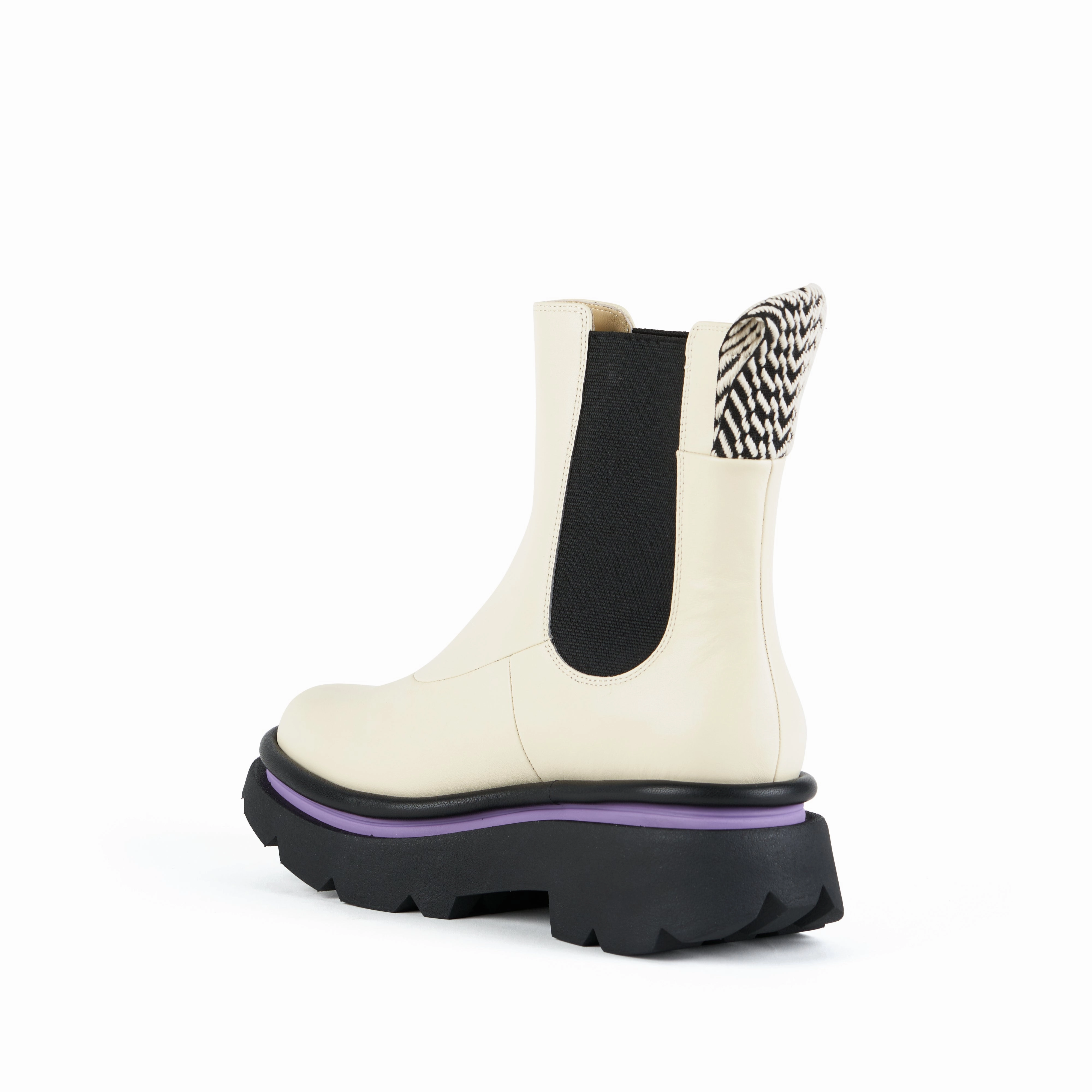 CRUNCH CHELSEA BOOT IVORY Flexible Shank