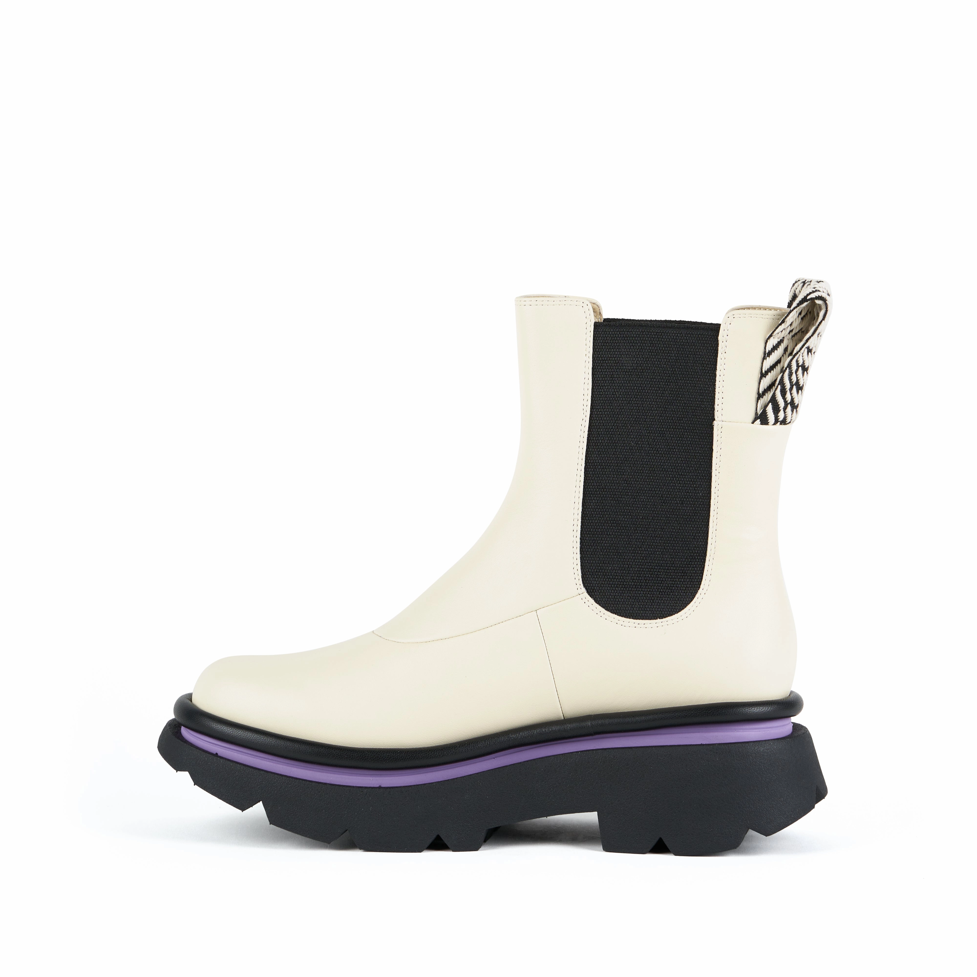 CRUNCH CHELSEA BOOT IVORY All-Weather Wear