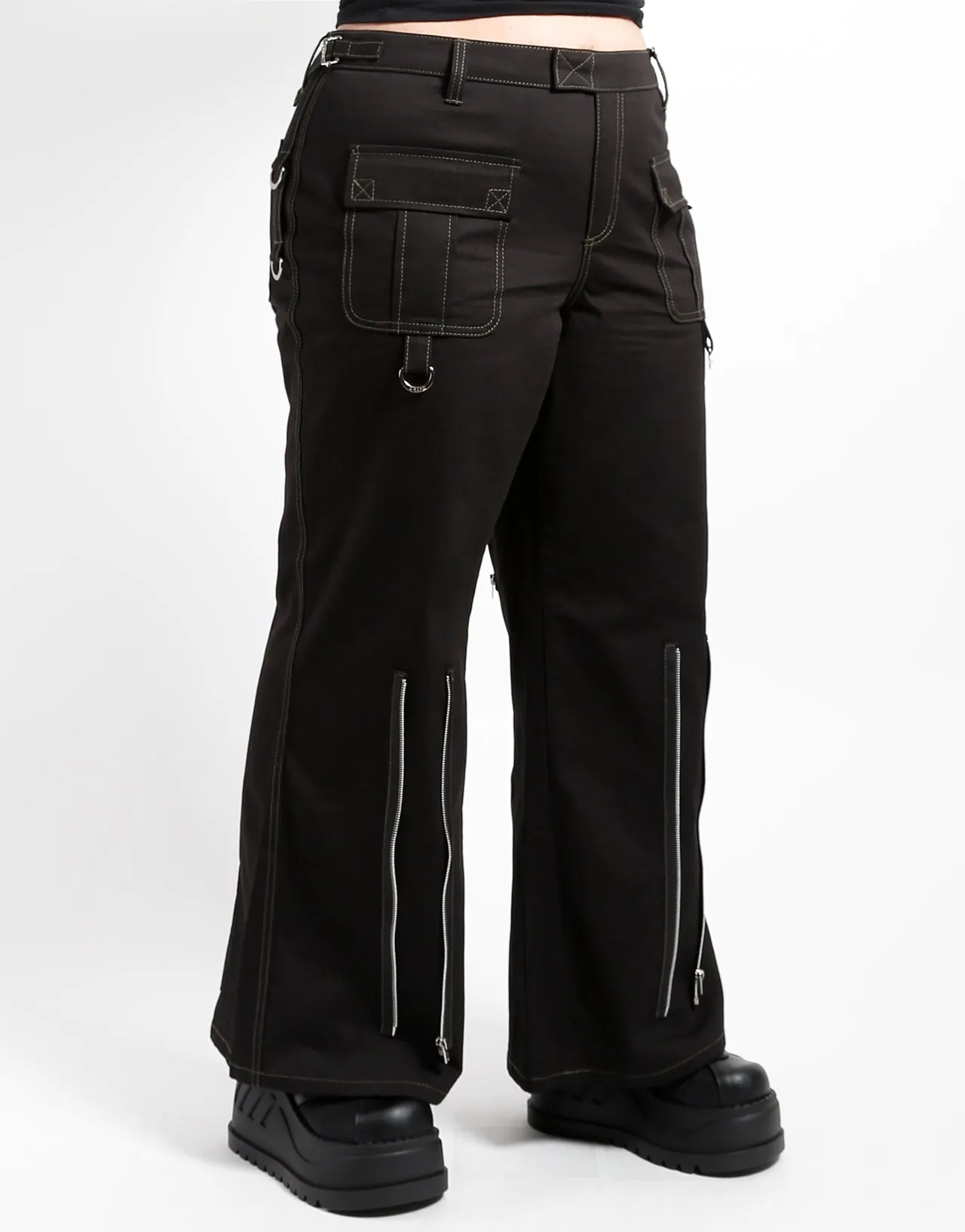 Functional Fit AllDayCompression CURVE PEACE CARGO PANT BLACK