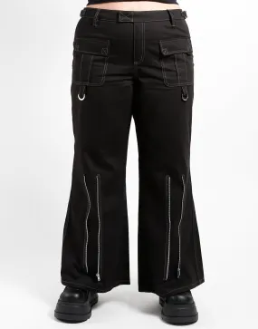 Core Comfort CURVE PEACE CARGO PANT BLACK