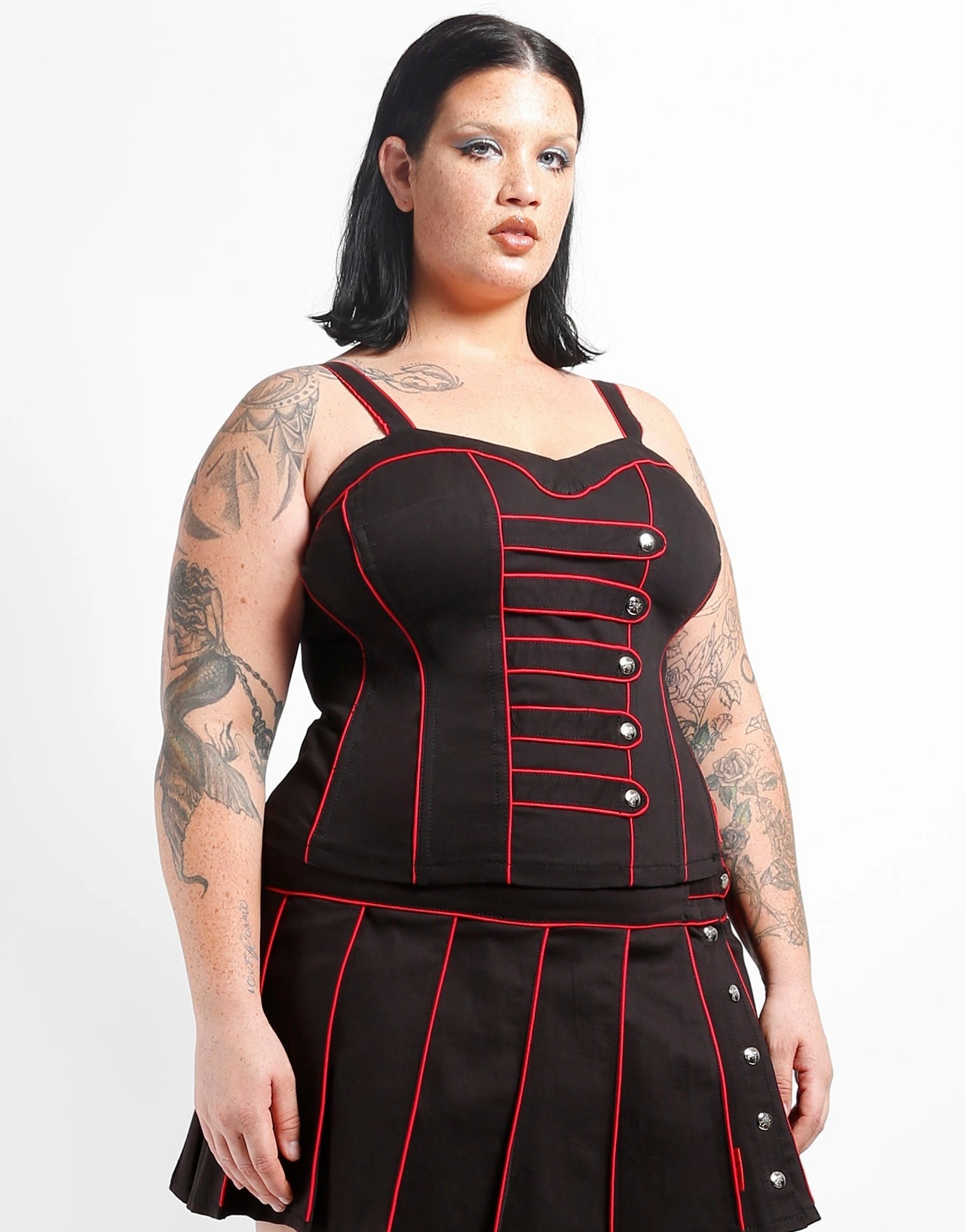 CURVE BAND CORSET RED Earthy Tone Colorways Multi Directional Mobility