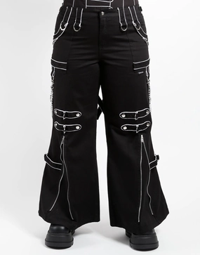 CURVE BAND DARK STREET PANT WHITE Quick Conversion Hem Timeless Comfort Wear