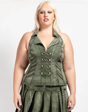 CURVE PEACE CORSET ARMY Organic Cotton Blend