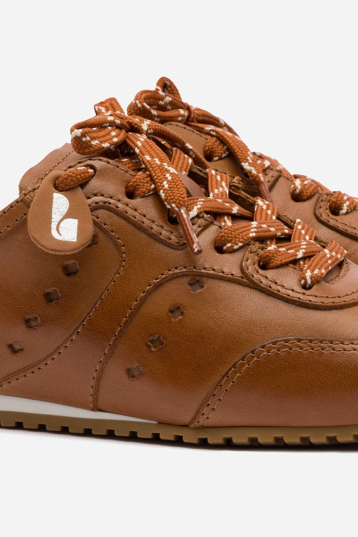 Stella Mule In Caramel Leather Torsion Control Arch