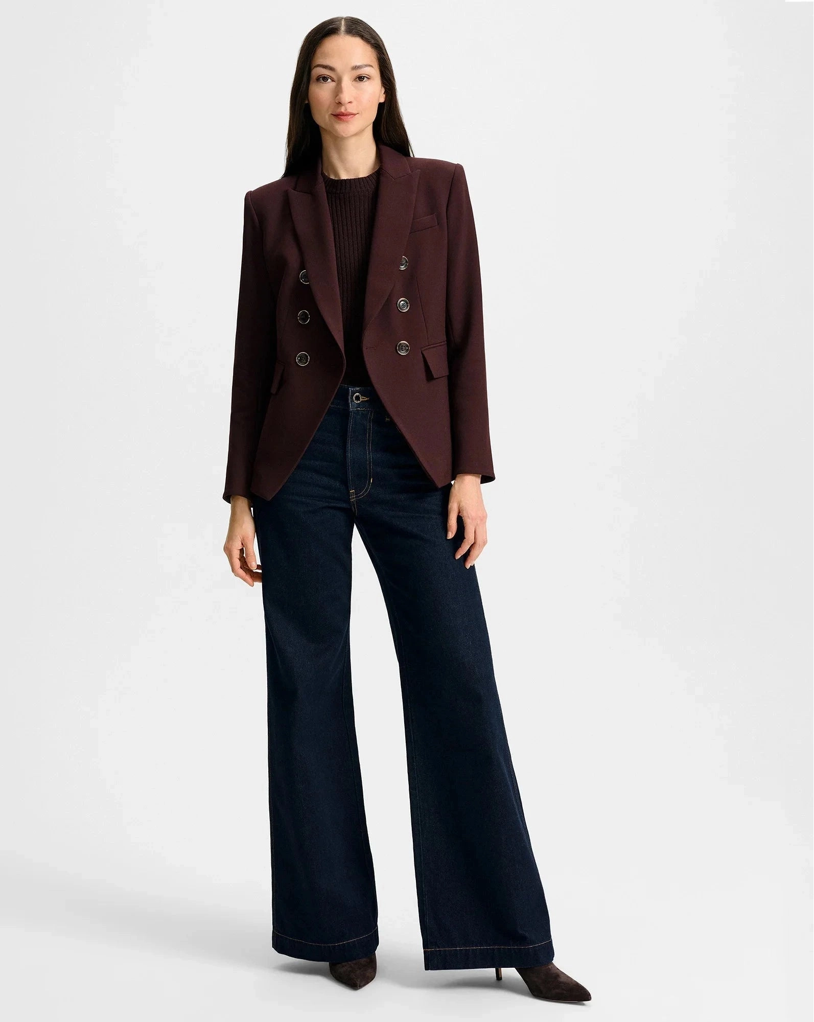 Fashionable Miller Dickey Jacket Dark Currant