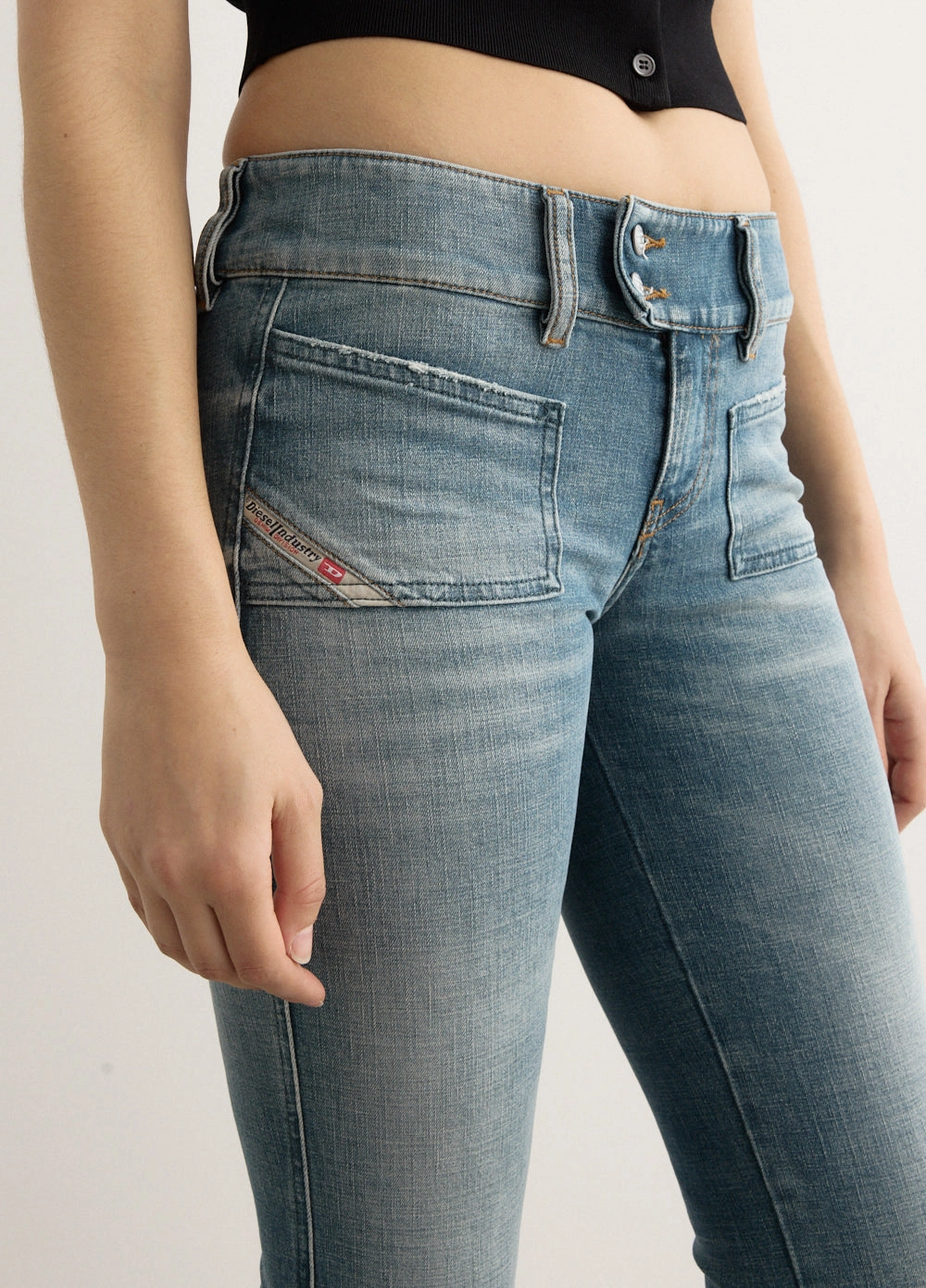 Matching Basic D-Hush 5 Pockets Bootcut Jeans