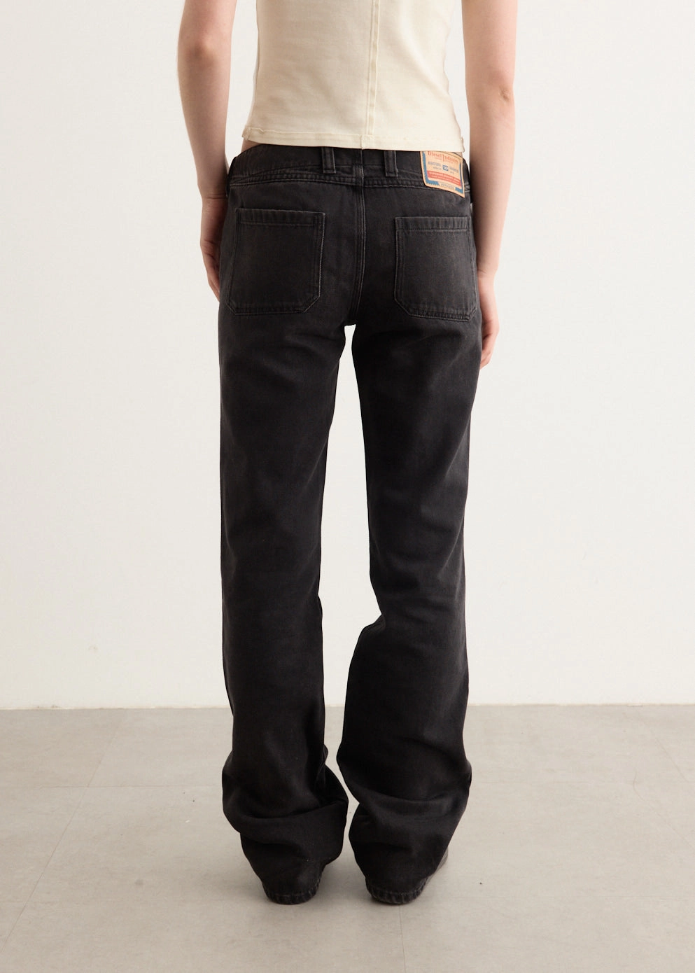 D-Keate Pantaloni Jeans Sandblasted Details Anytime Look