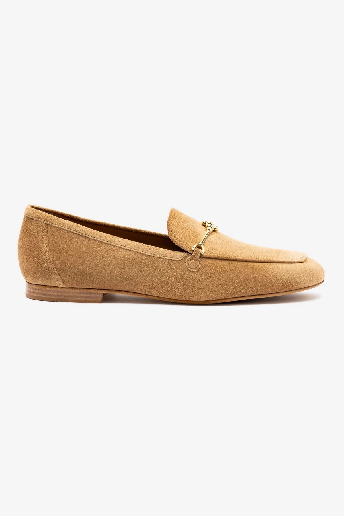 All-season Leather Shoes Katherine Loafer In Peanut Suede