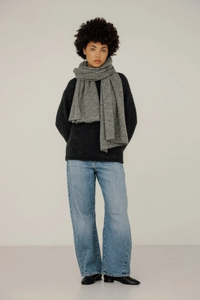 EcoCertified Wool Blend Chic Outfit Alpaca Travel Wrap