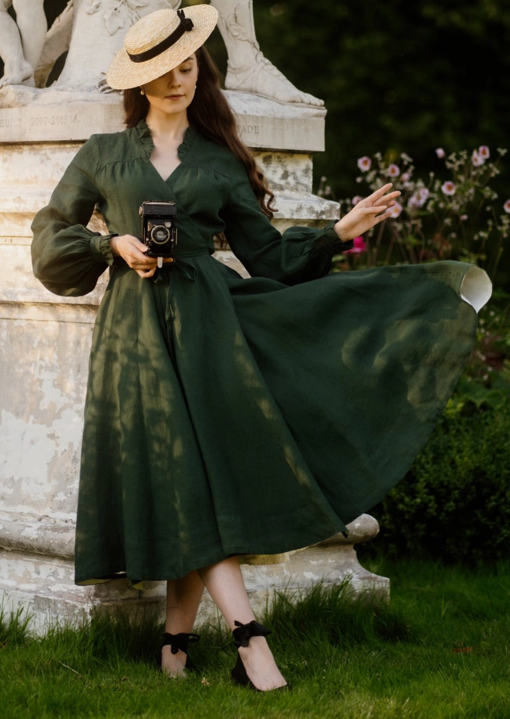 Sharp Finish Grass Soft Darcy Dress, Long Sleeve