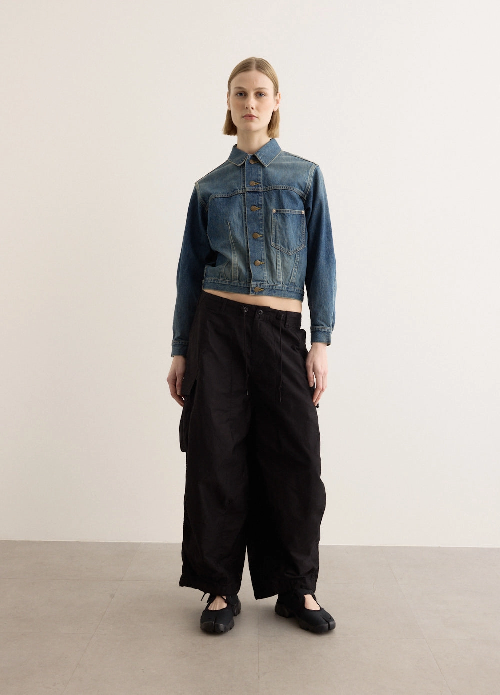 Darts Bottom Jean Jacket Outdoor Ready