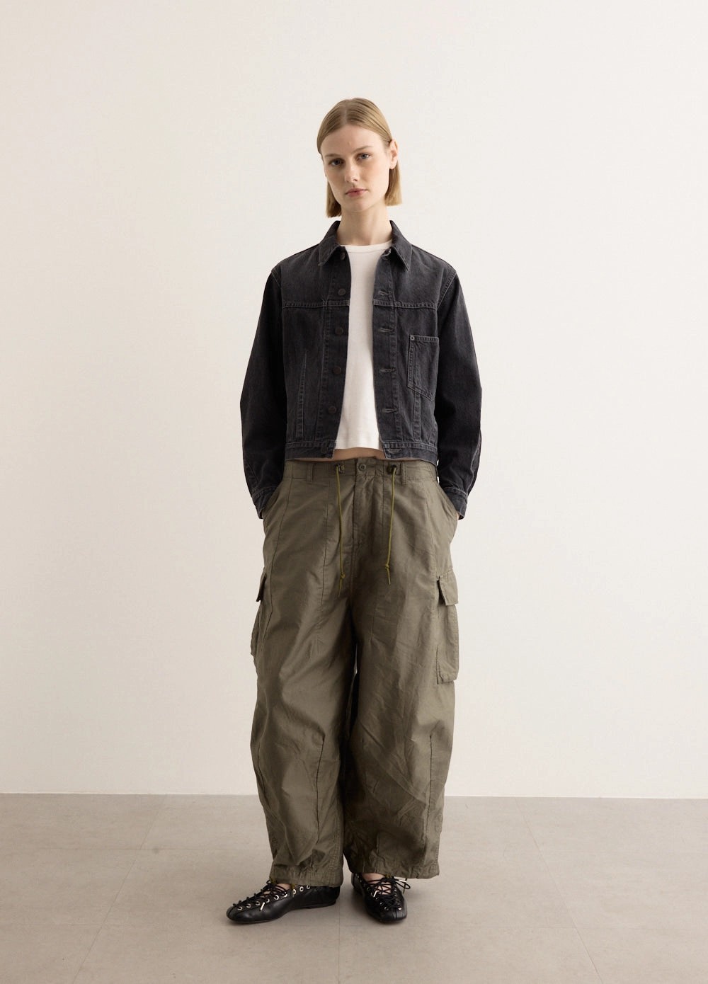 Darts Bottom Jean Jacket Winter Warmth Festival Outfit Outdoor Adventure Spring Mood Office Wear Minimalist