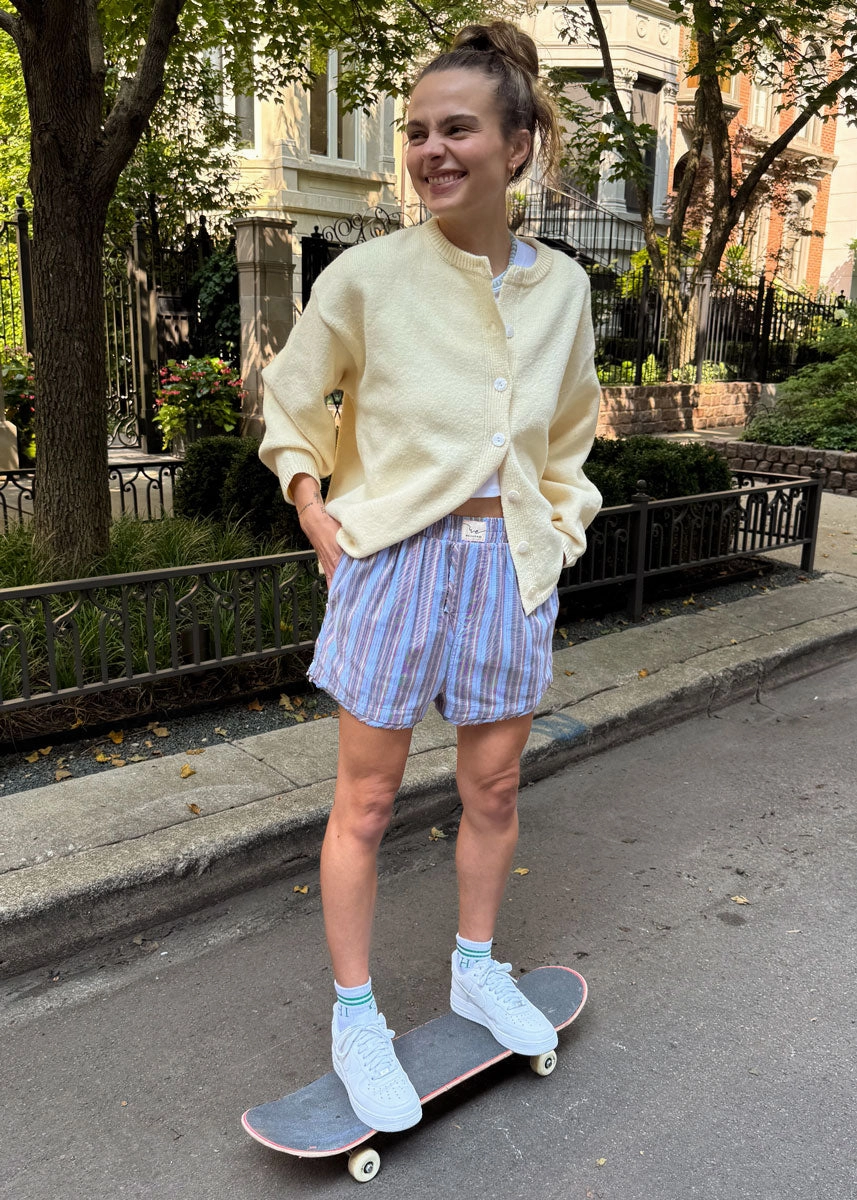 Flexible Fit Day To Day Flannel Boxer - Blue Combo