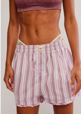 Versatile Comfort Wear Day To Day Flannel Boxer - Burgundy Combo