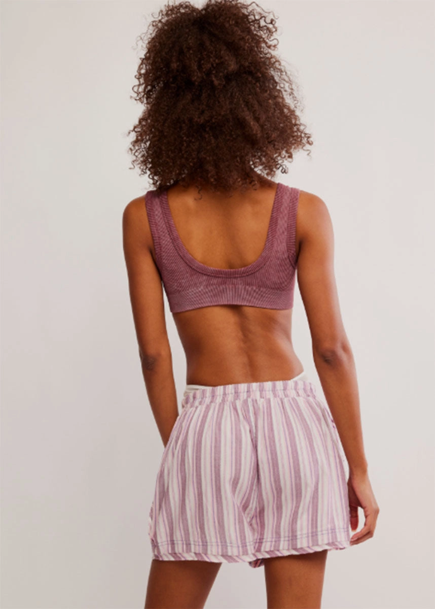 Day To Day Flannel Boxer - Burgundy Combo Practical Wear